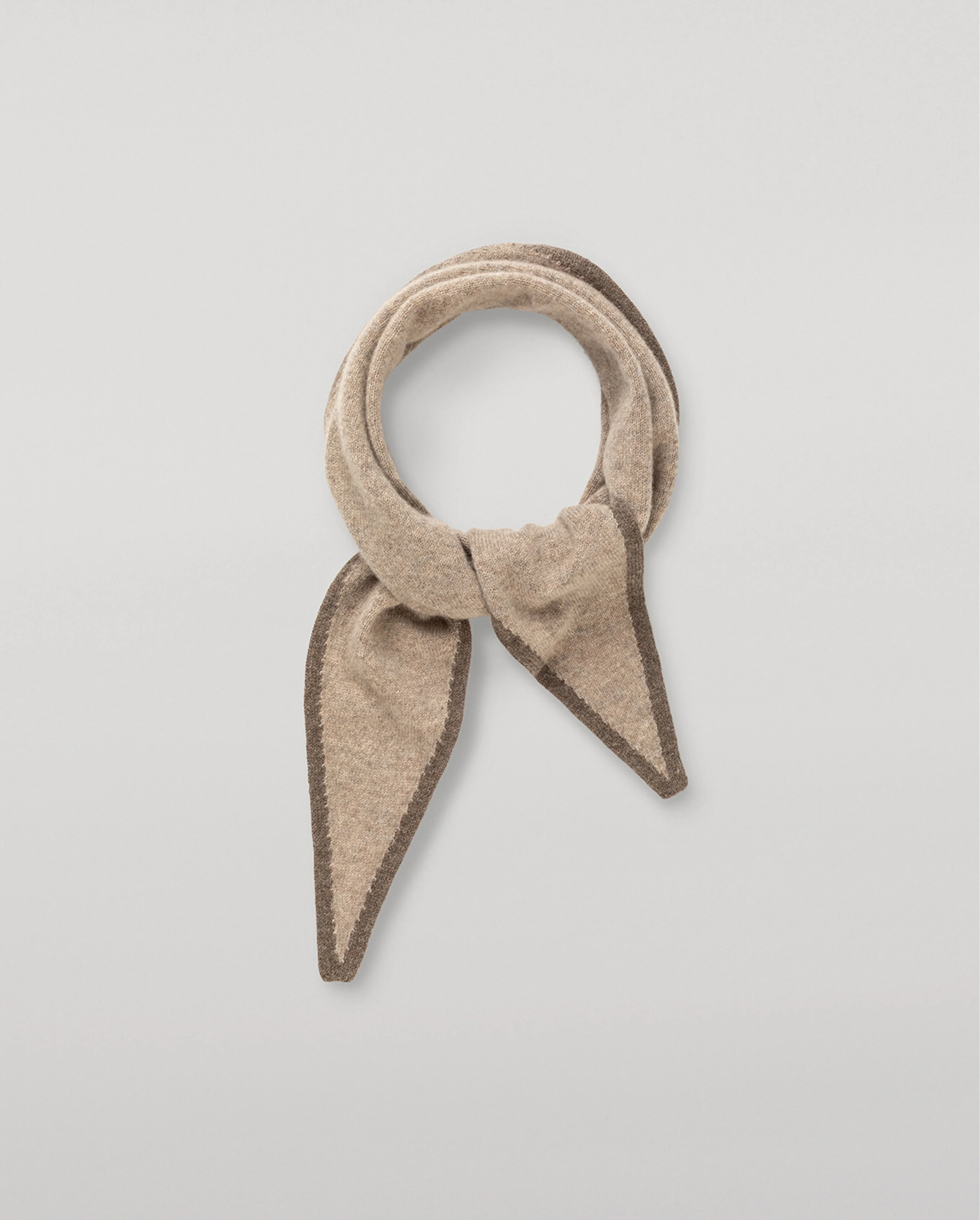Anya Brown Diamond Cashmere Necktie