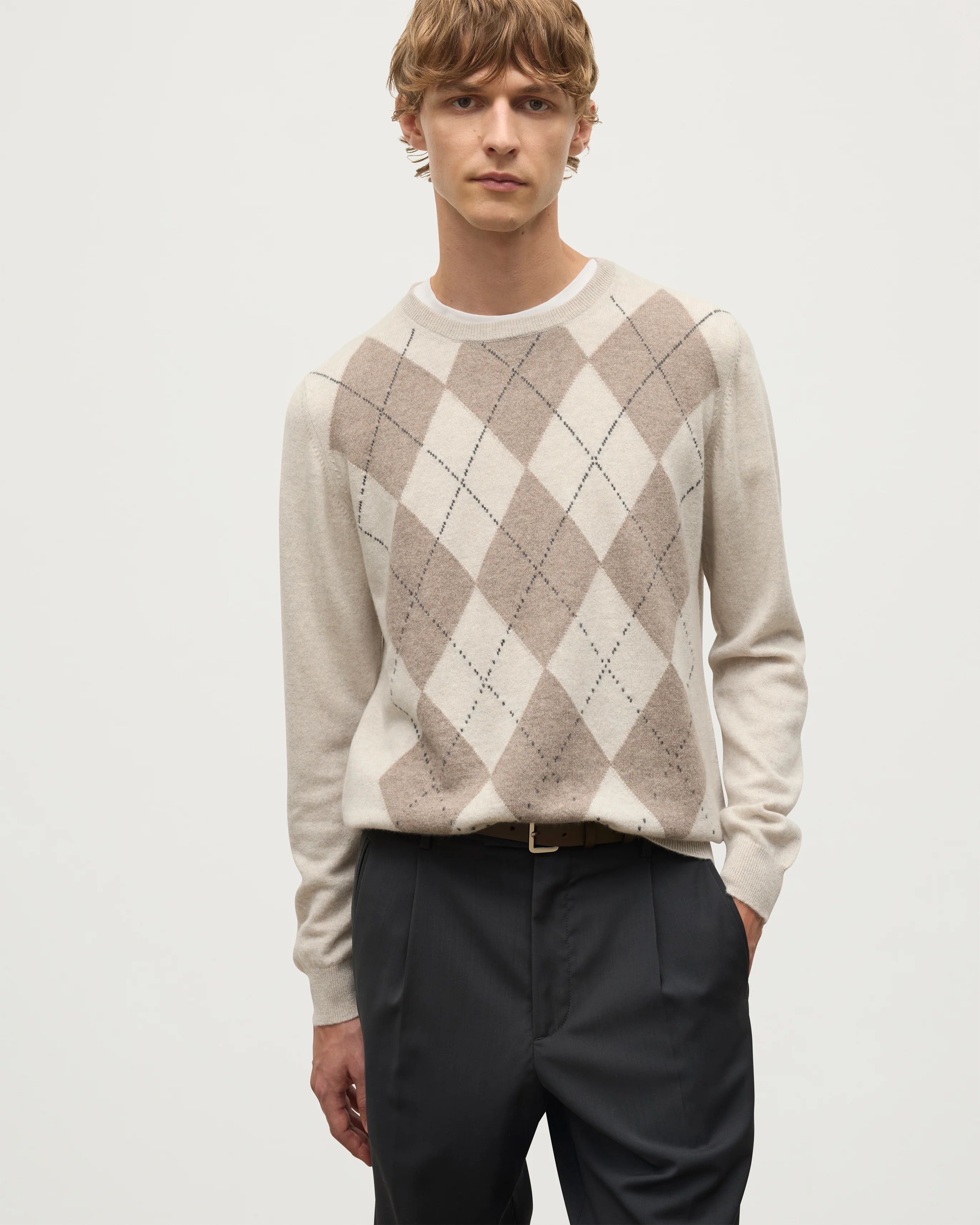 Argyll Natural Cashmere Jumper - Image 5