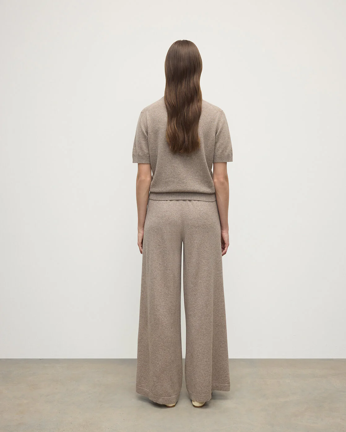 Light Brown Cashmere Trousers - Image 4