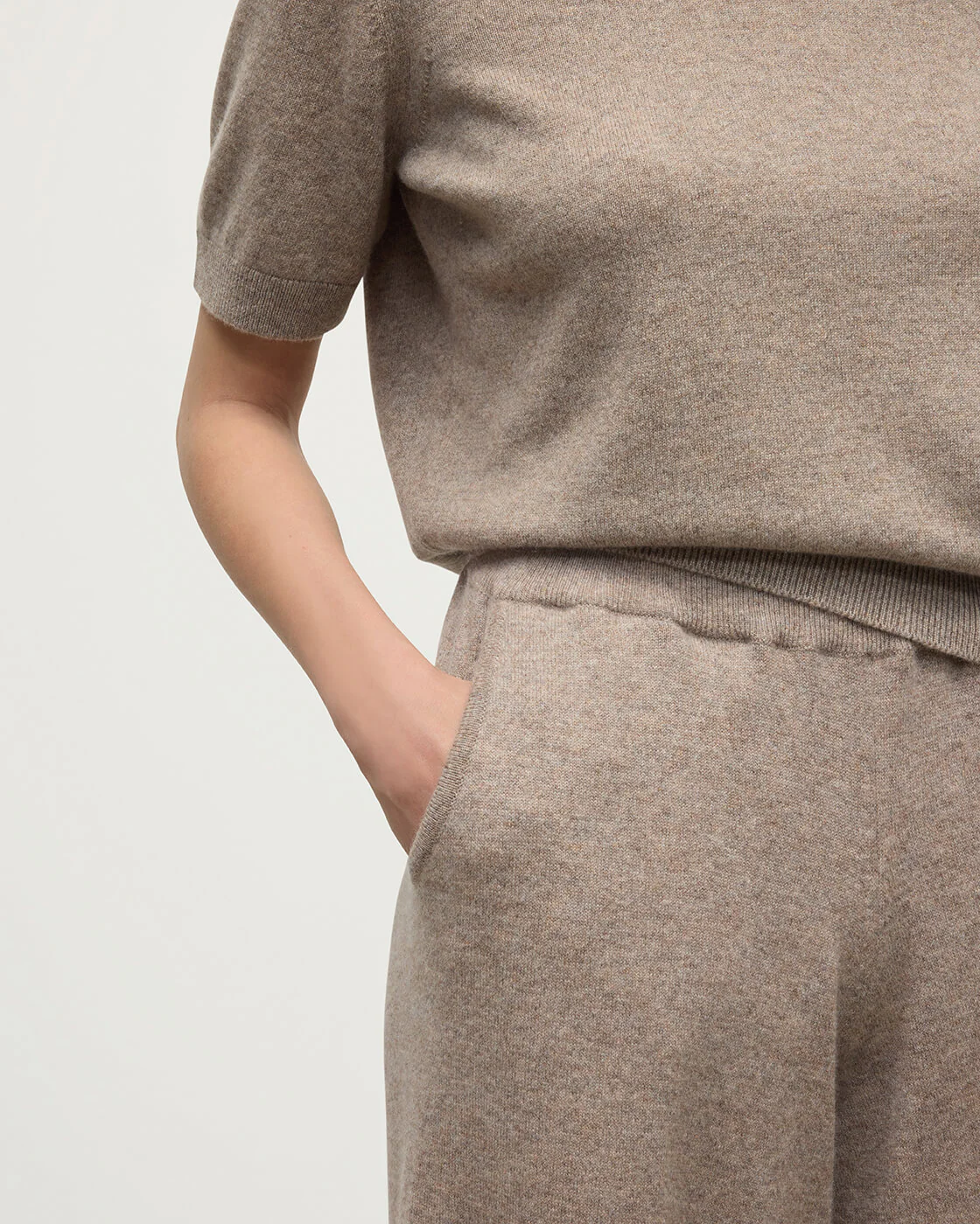 Light Brown Cashmere Trousers - Image 5