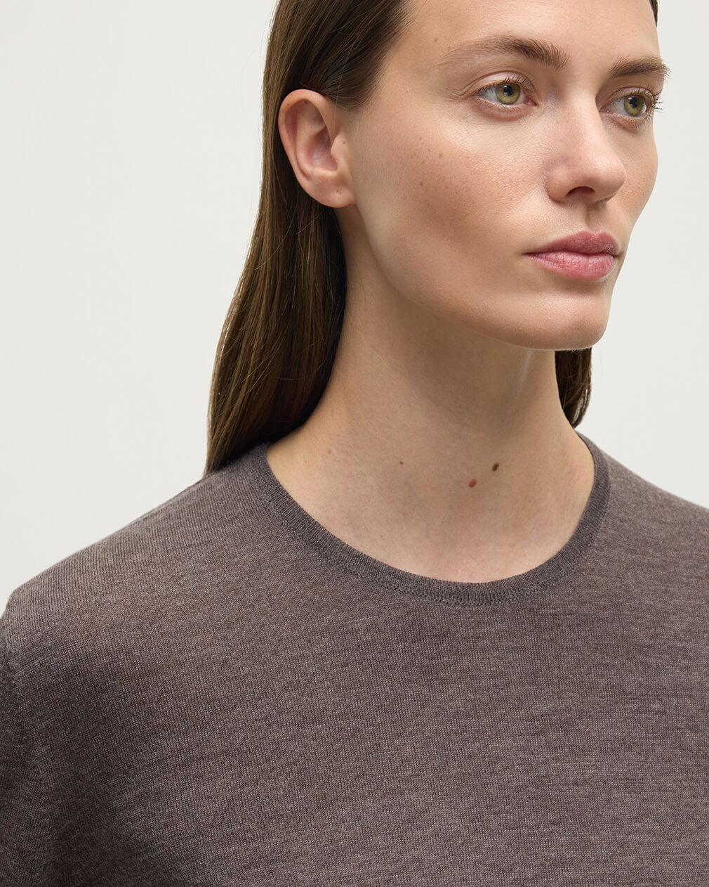 Superfine Cashmere Brown Jumper - Image 5