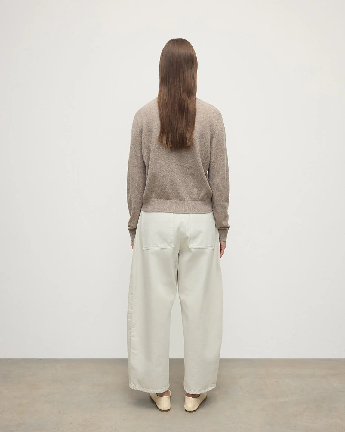 Cashmere Brown Roll Neck Jumper - Image 4