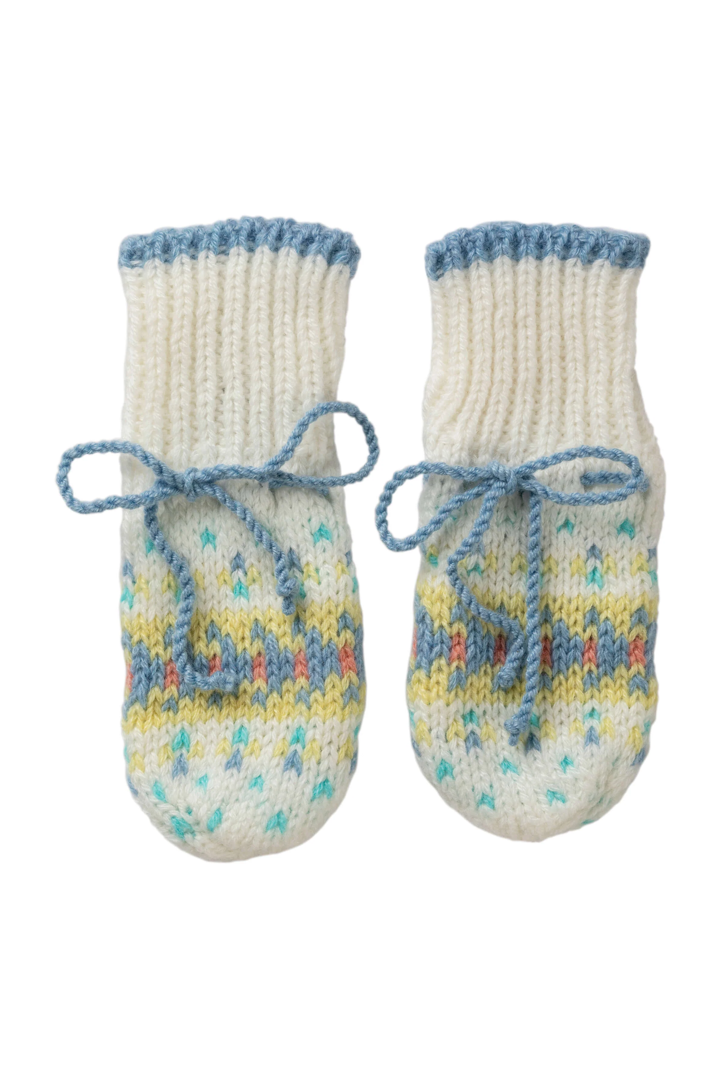 Baby's Blue Fairisle Accessories Gift Set - Image 5