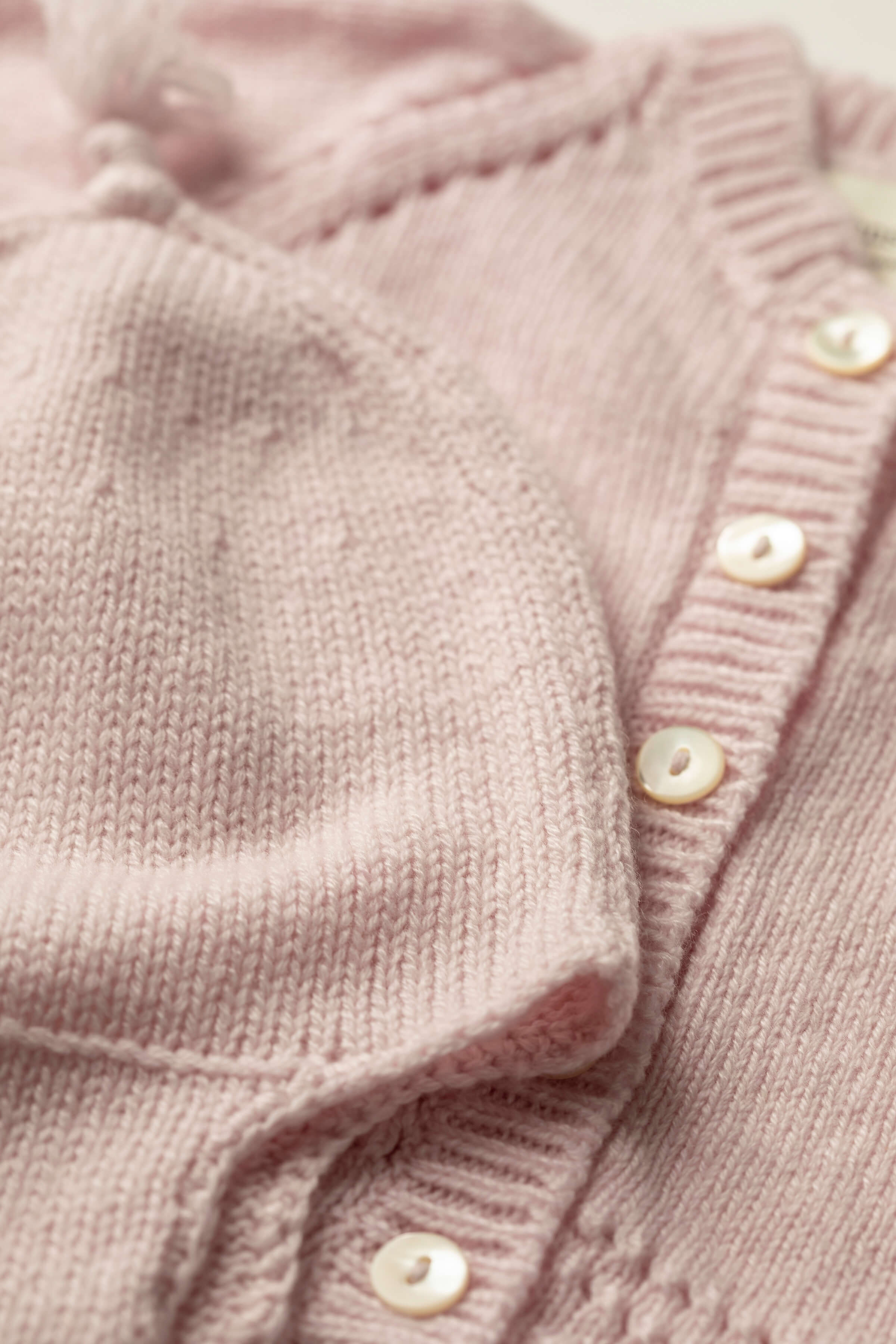 Baby's Pink Cashmere Cardigan Gift Set - Image 2
