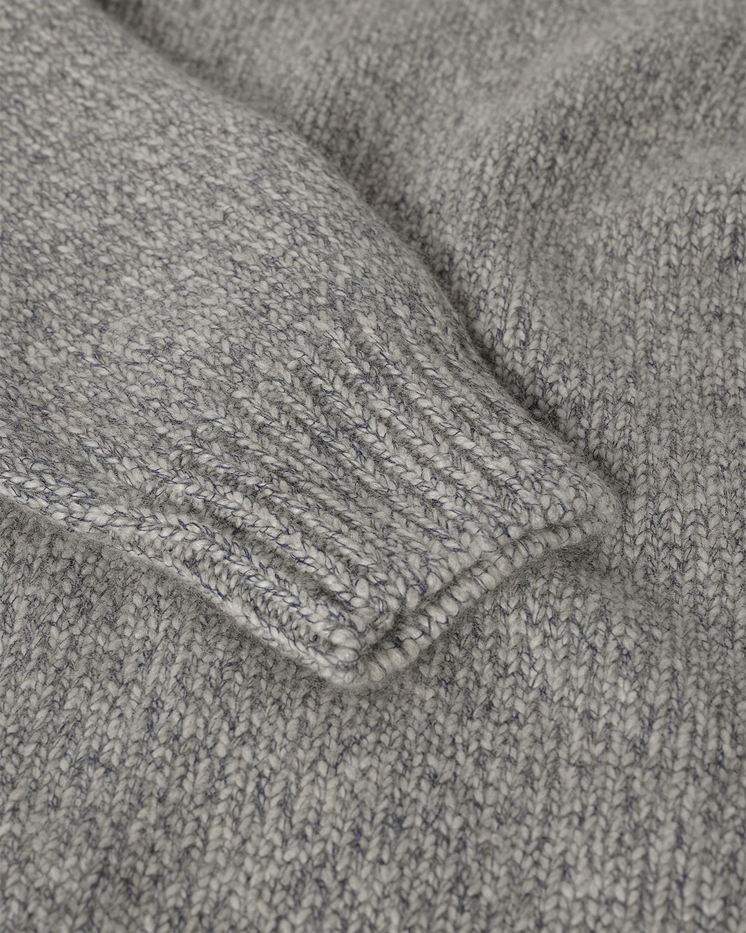 Bay Blue Marl Cashmere & Cotton Jumper - Image 6