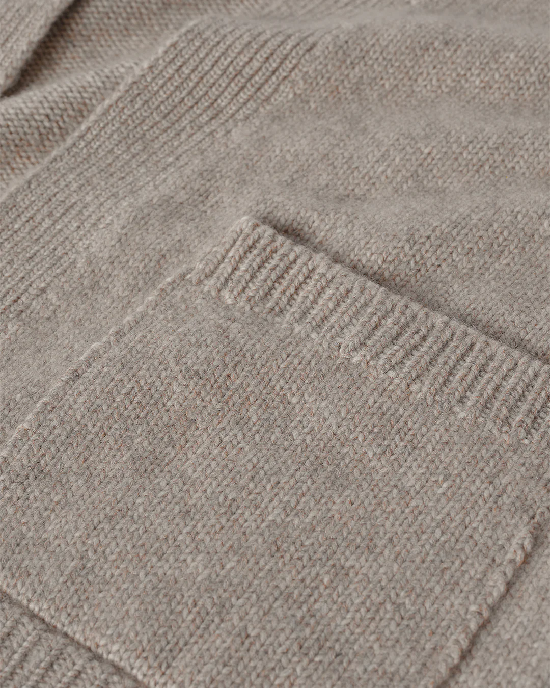Bay Natural Marl Cashmere & Cotton Cardigan - Image 7