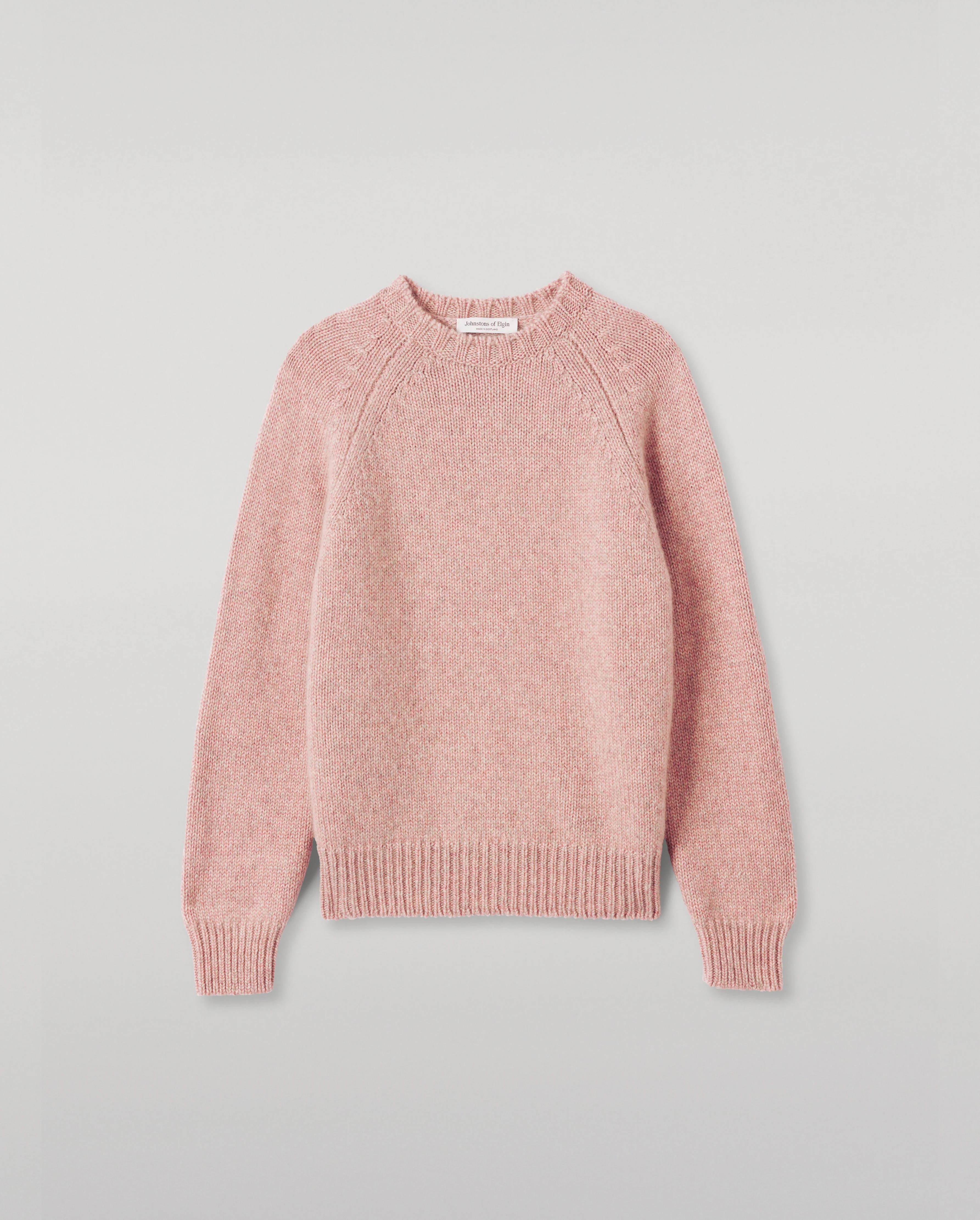 Bay Pink Marl Cashmere & Cotton Jumper - Image 2