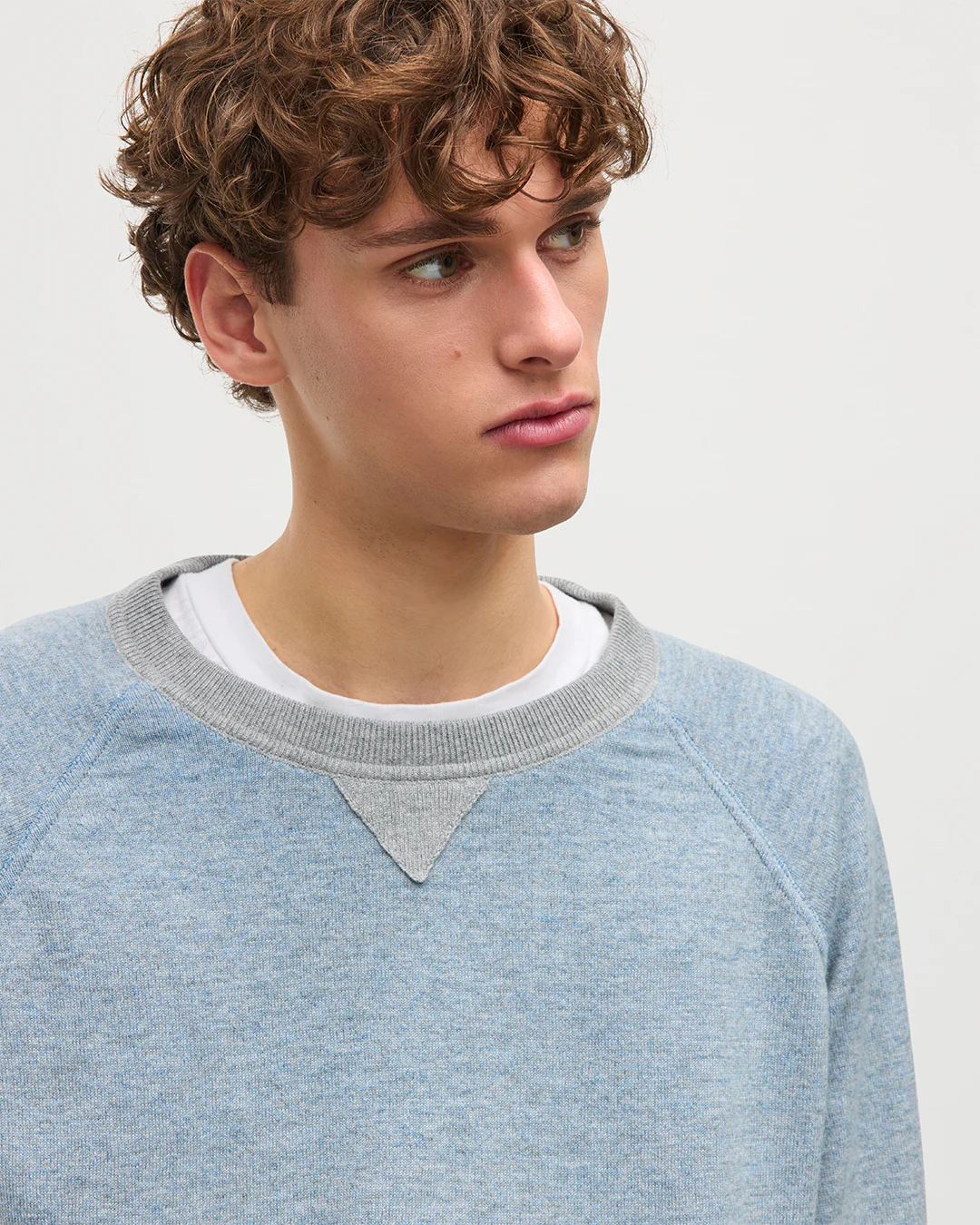 Beach Blue Cashmere Sweatshirt - Image 6