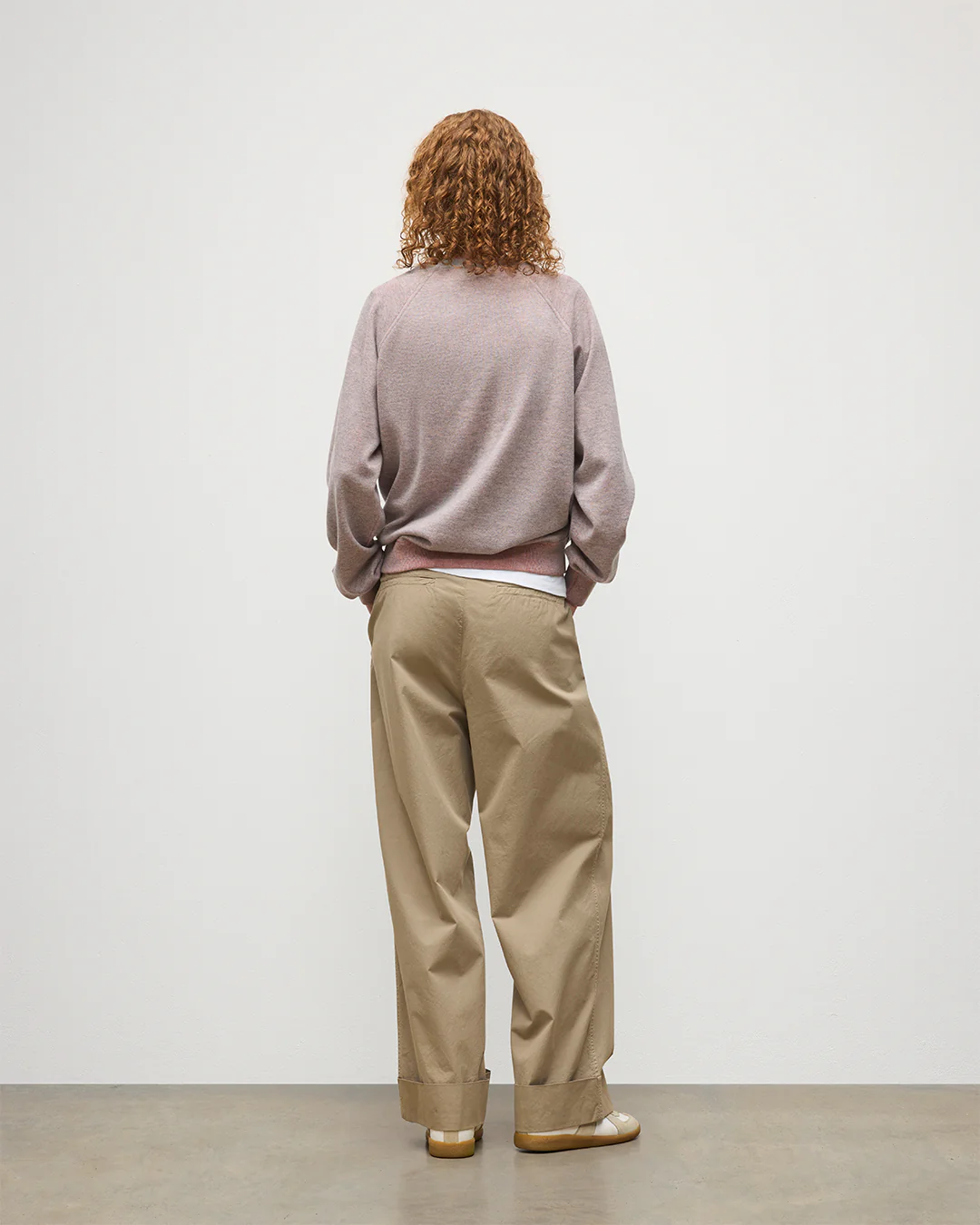 Beach Orange Cashmere Sweatshirt - Image 4