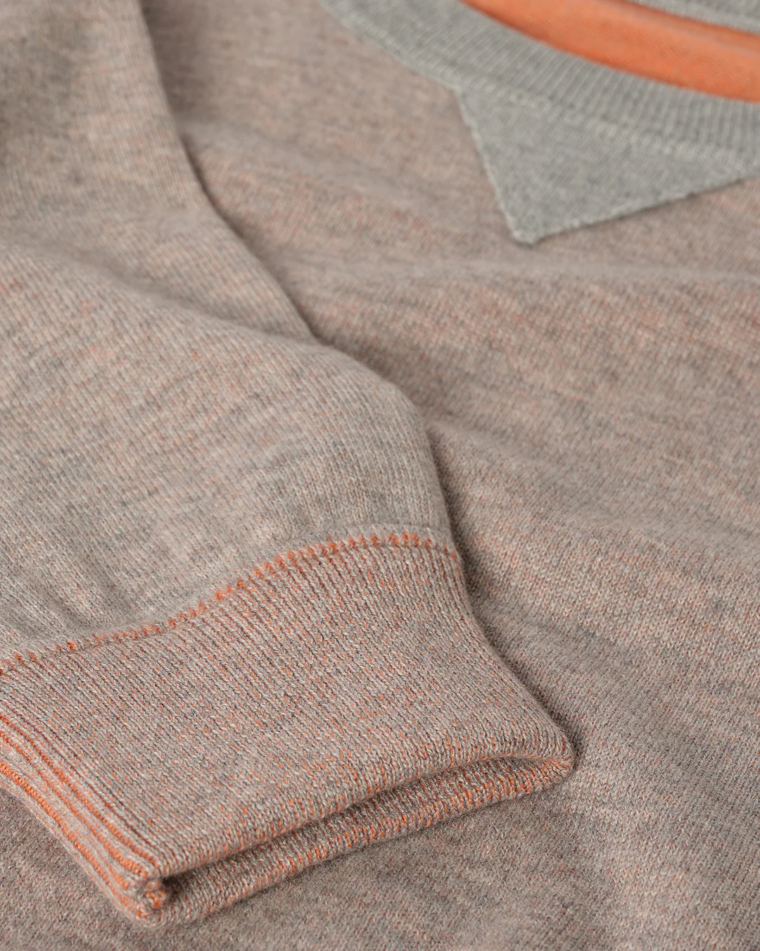 Beach Orange Cashmere Sweatshirt - Image 7