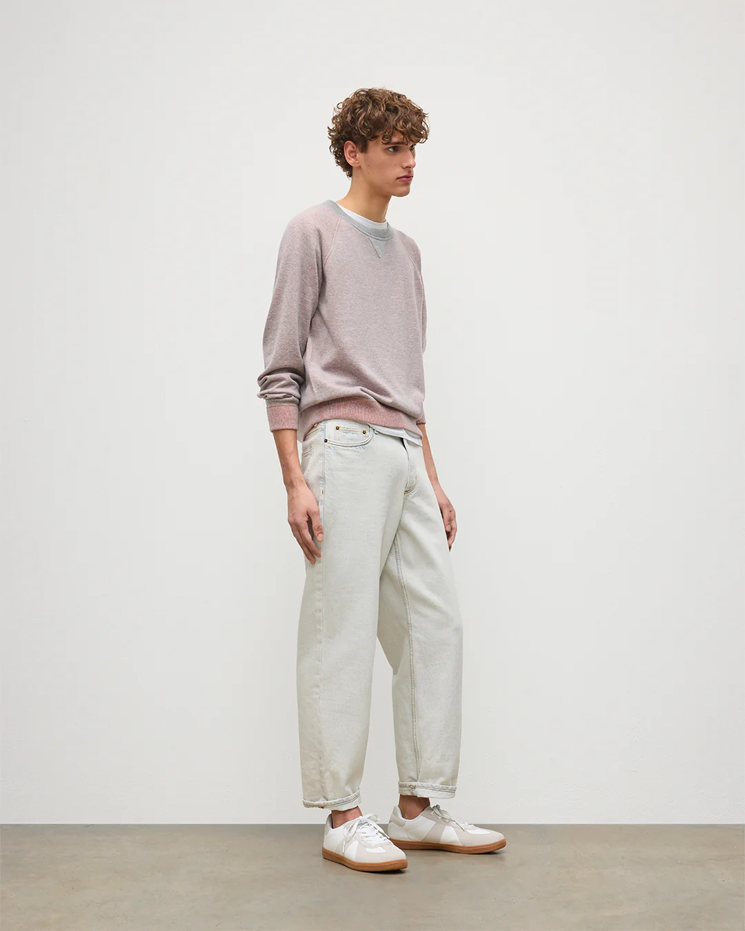 Beach Orange Cashmere Sweatshirt - Image 3