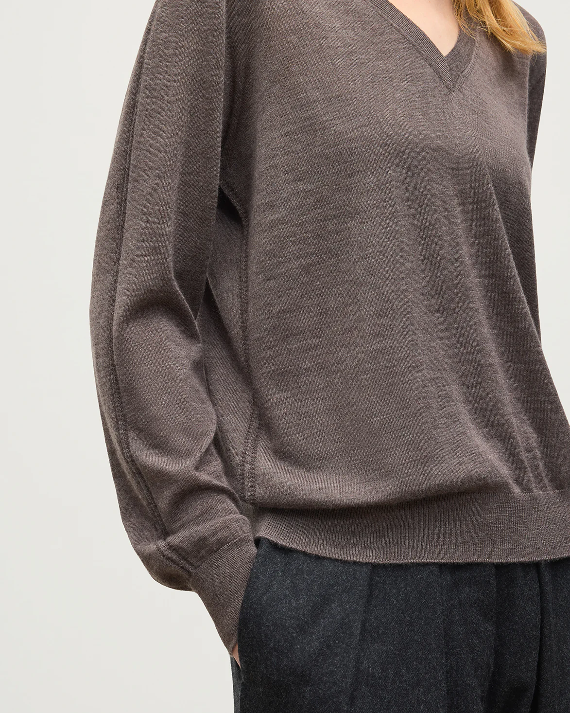 Beatrice Brown Superfine Cashmere Jumper - Image 6