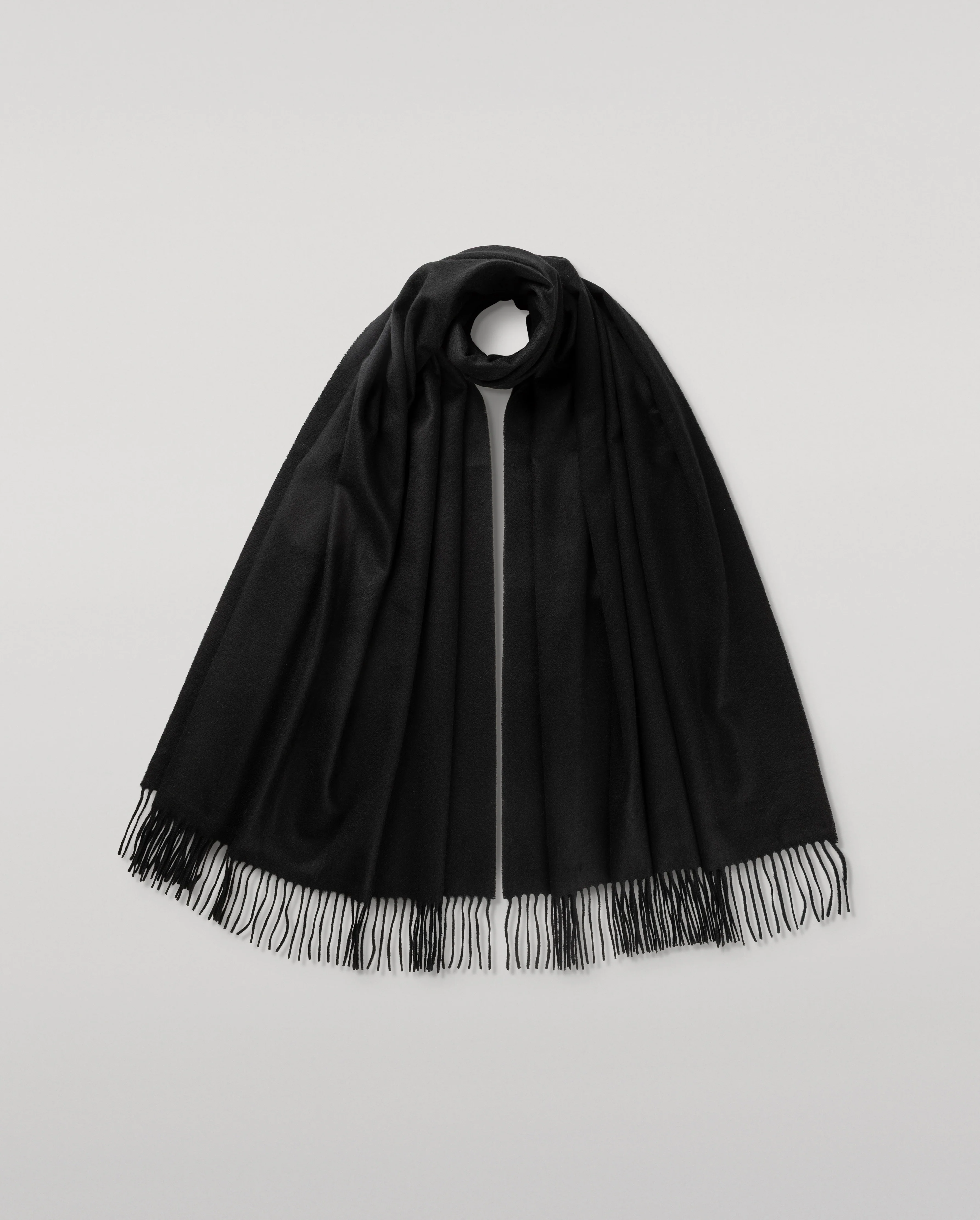Black Cashmere Stole