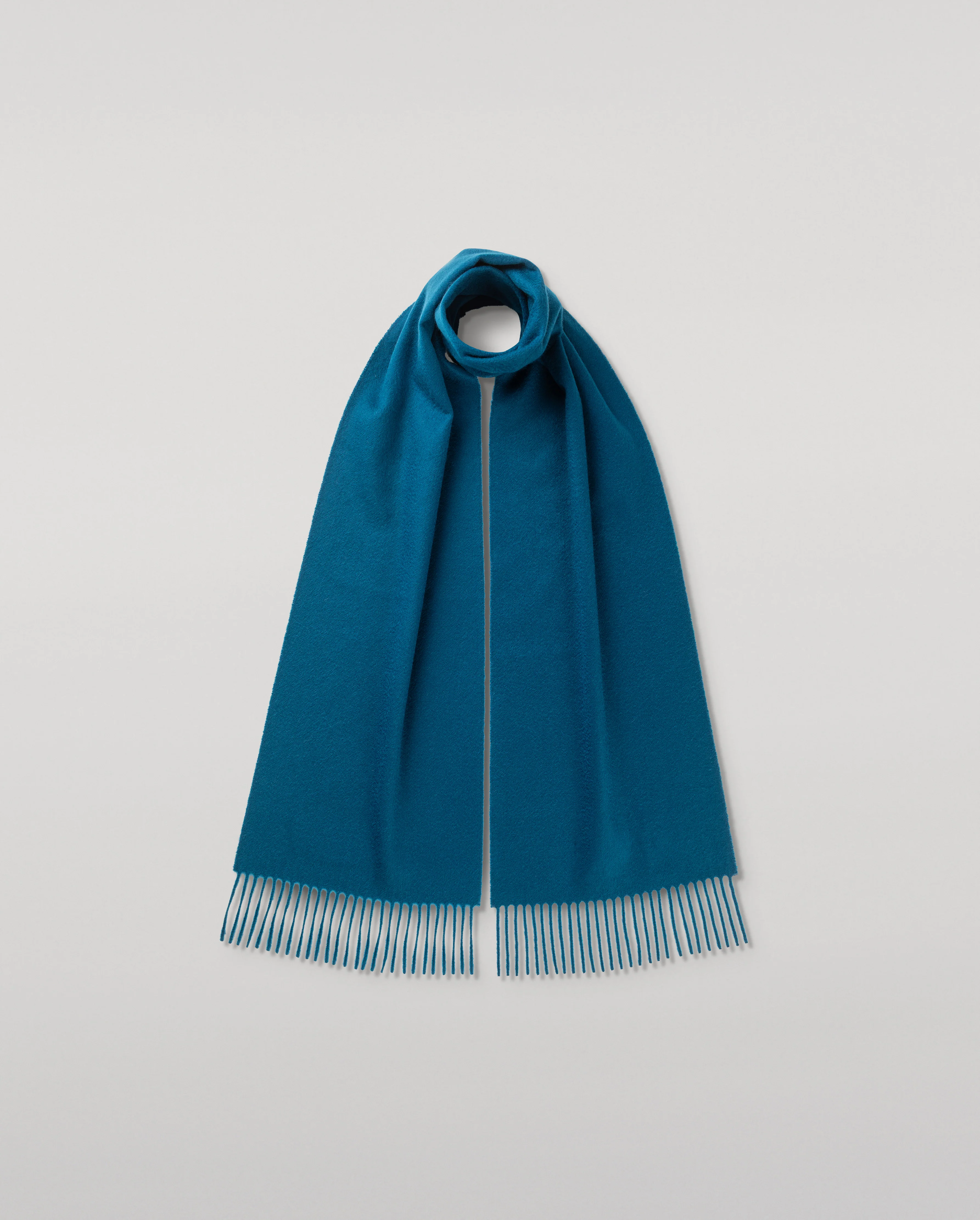 Blue Cashmere Scarf