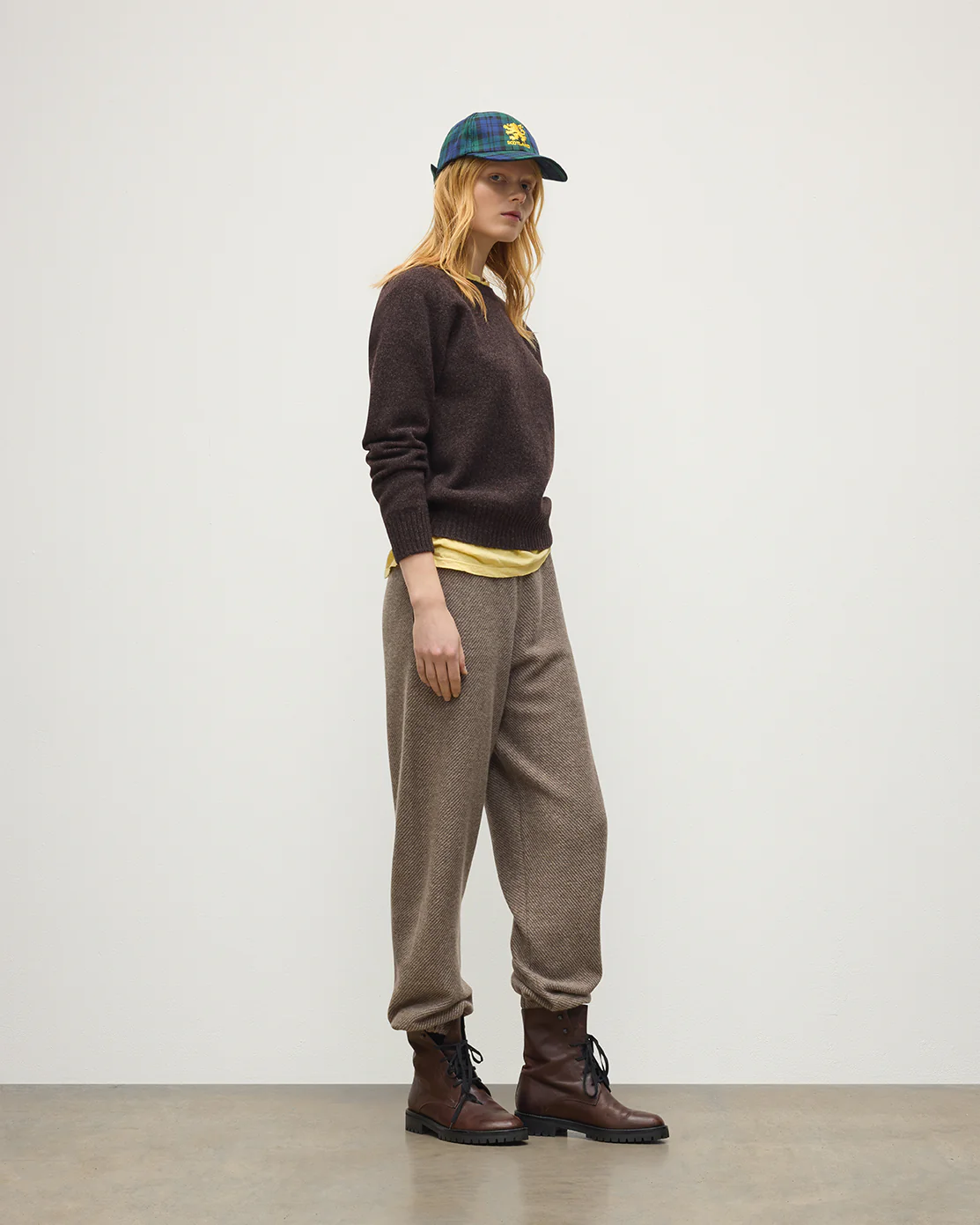 Blyth Brown Lambswool Jumper - Image 3