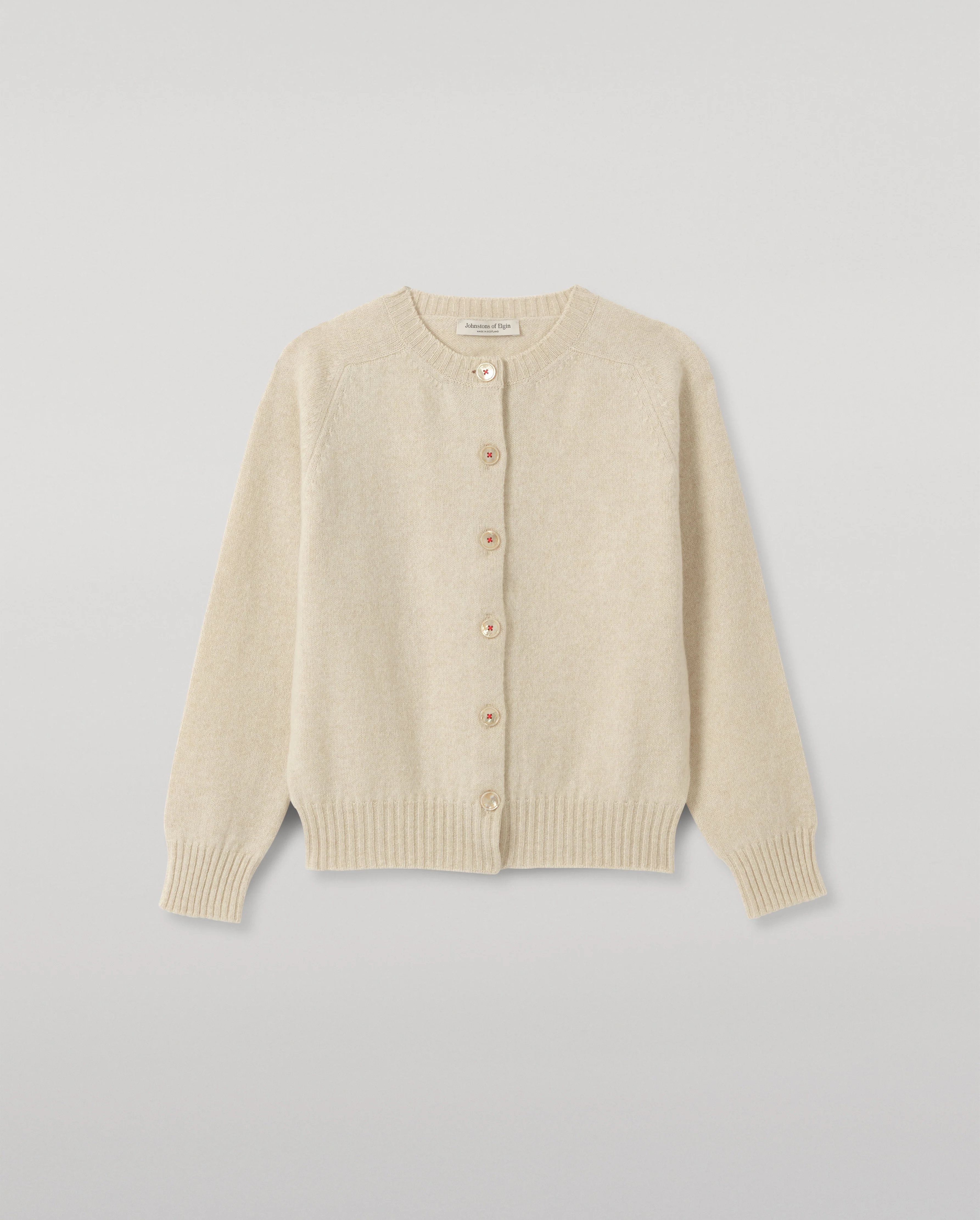 Blyth Natural Lambswool Cardigan - Image 2