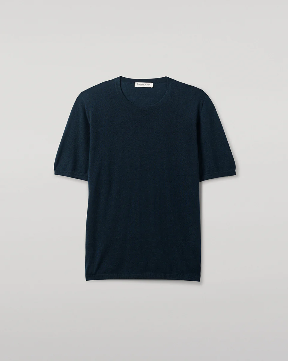 Boyd Bottle Green Superfine Cashmere T-Shirt - Image 2