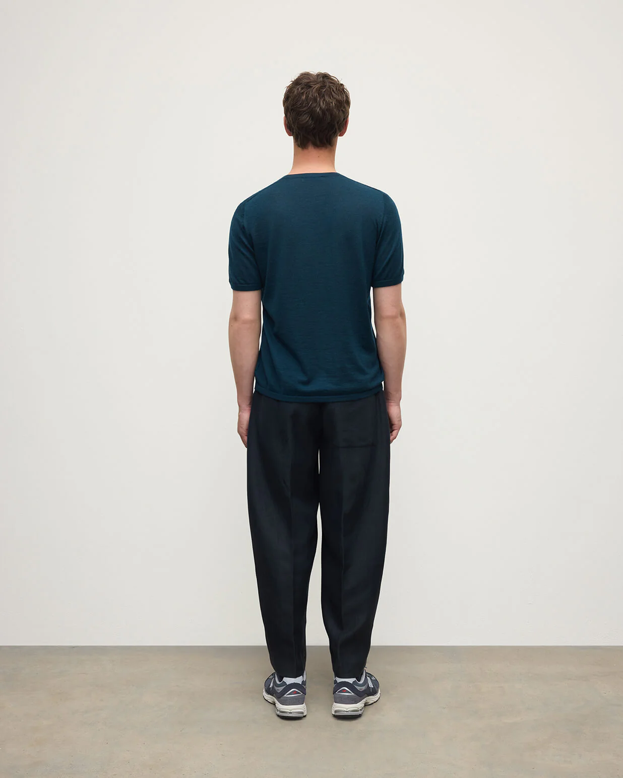 Boyd Bottle Green Superfine Cashmere T-Shirt - Image 4