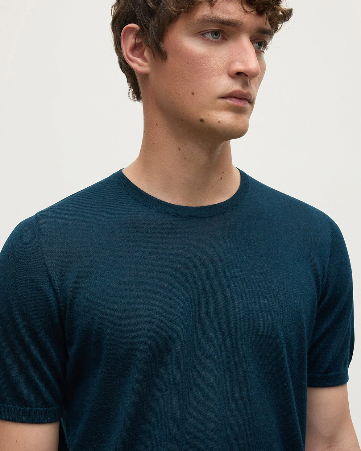 Boyd Bottle Green Superfine Cashmere T-Shirt - Image 5