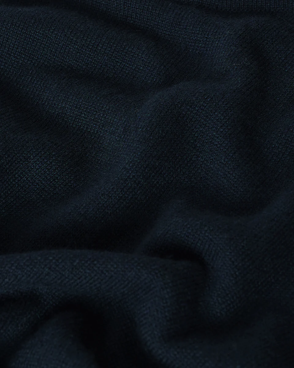 Tie-Waist Cashmere Dark Green Jumper Dress - Image 6