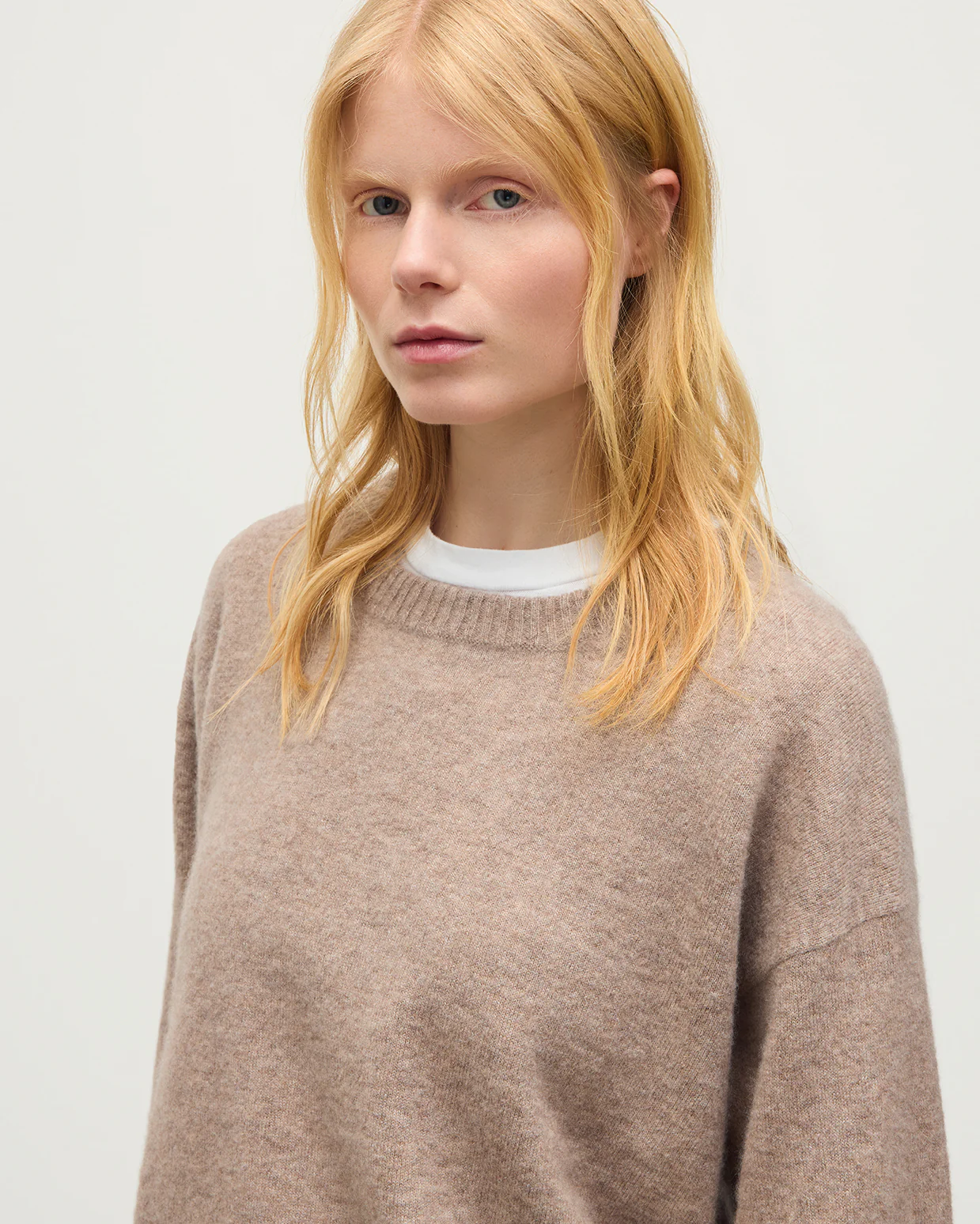 Boyce Brown Brushed Cashmere-Silk Jumper - Image 6