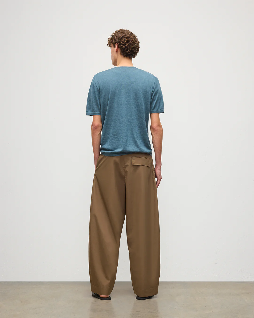 Boyd Blue Superfine Cashmere T-Shirt - Image 4