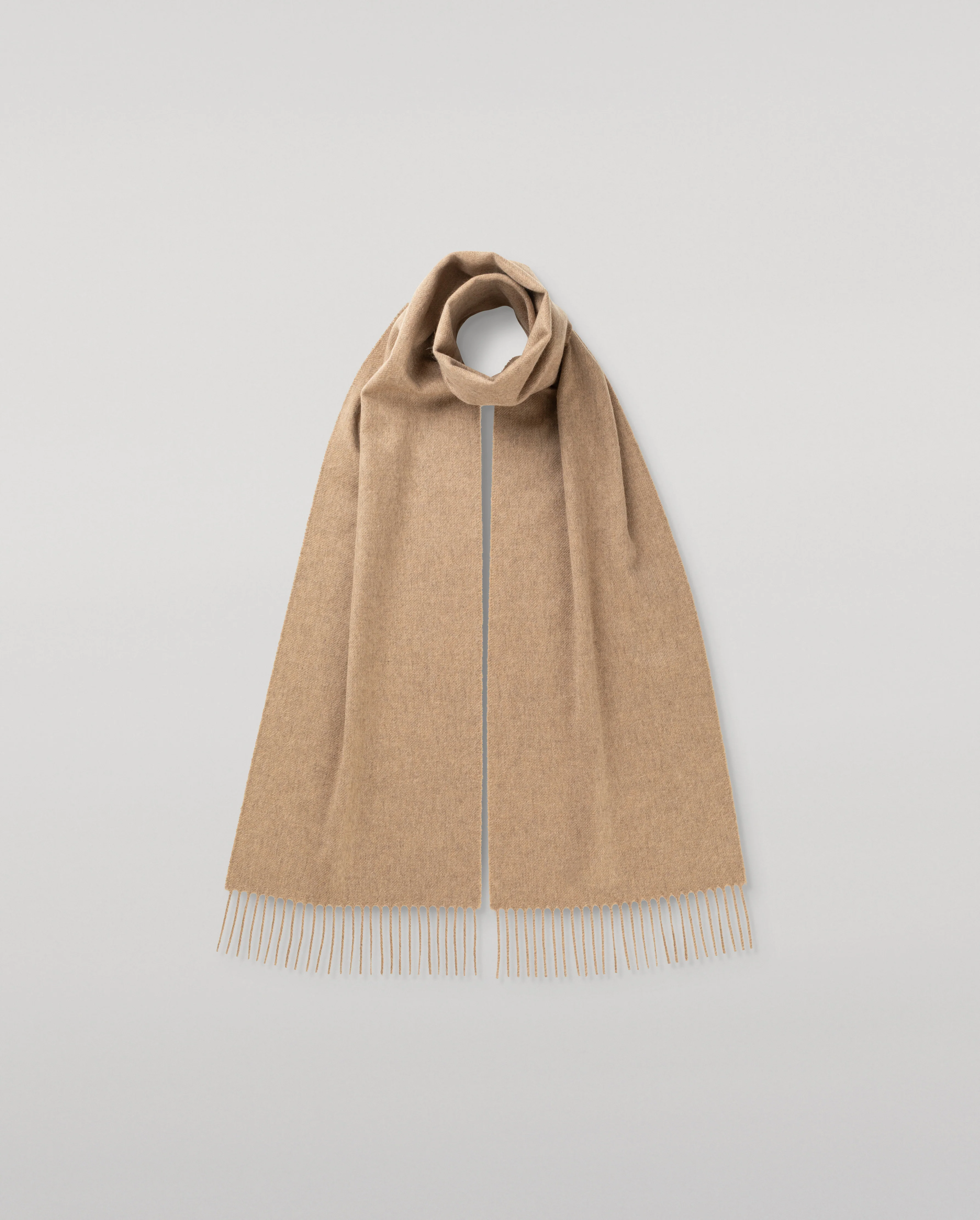 Light Brown Cashmere Scarf