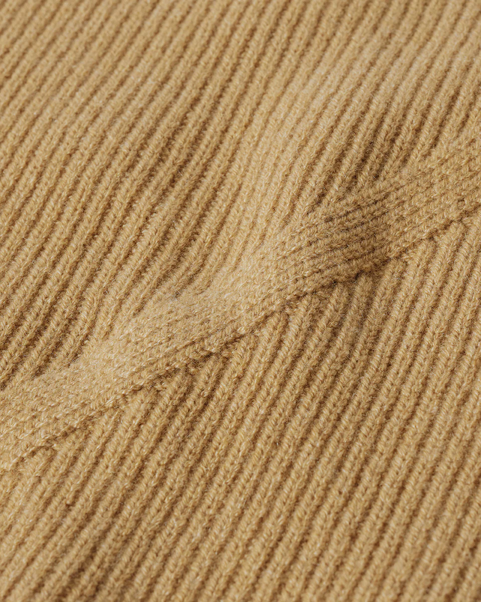 Sleeveless Camel Cashmere Tank Top - Image 6