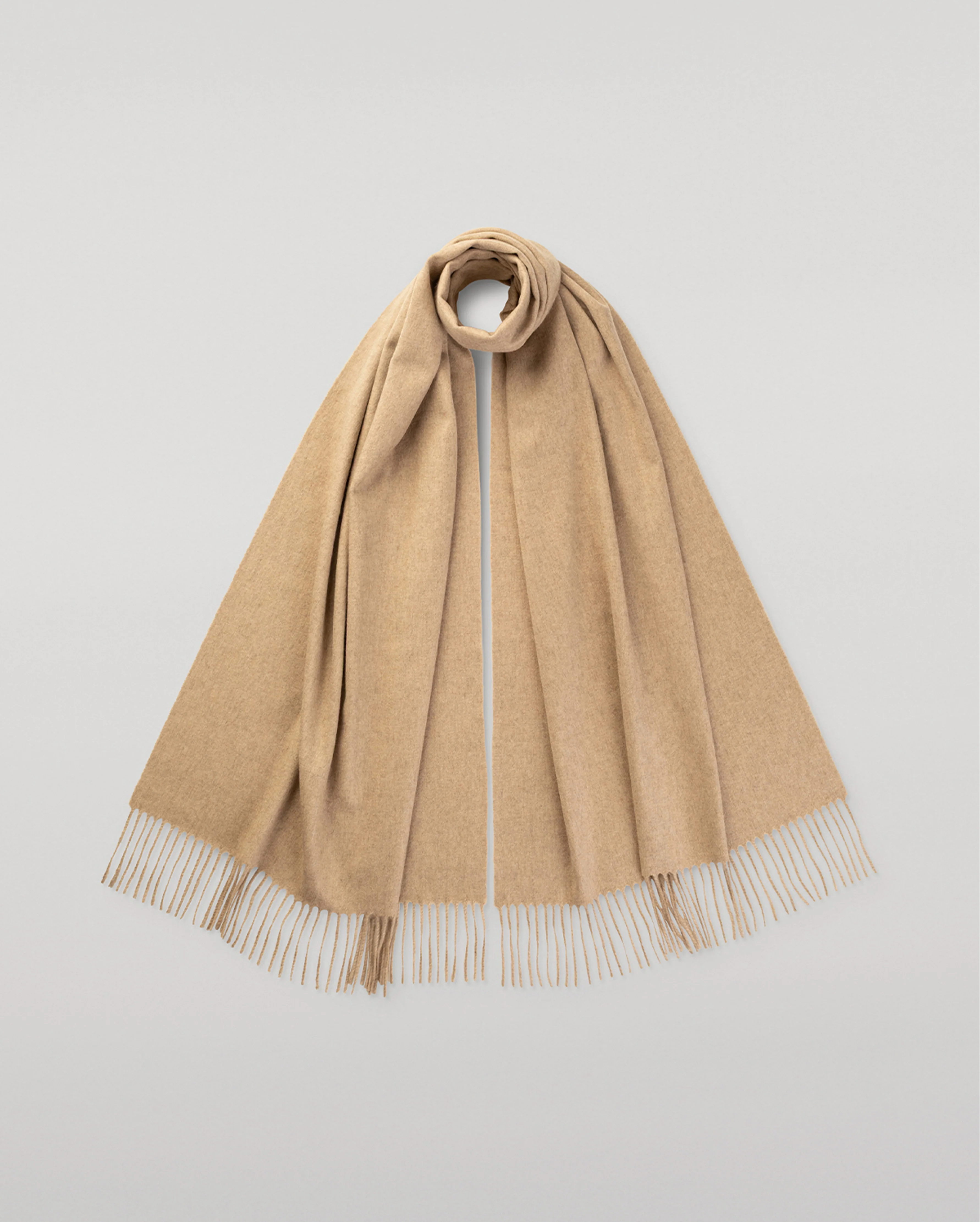 Natural Recycled Cashmere Scarf