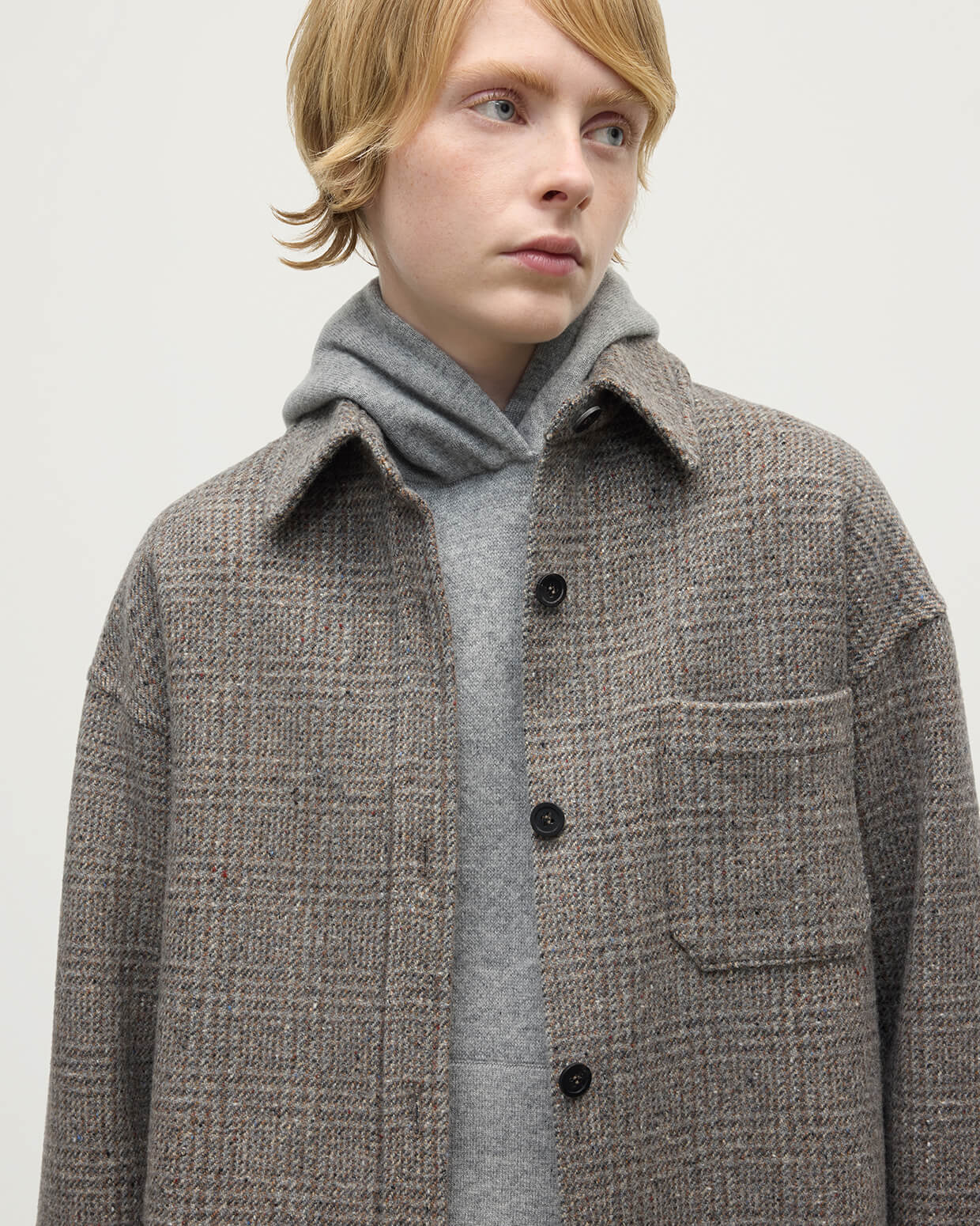 Glen Urquhart Check Oversized Shirt - Image 5