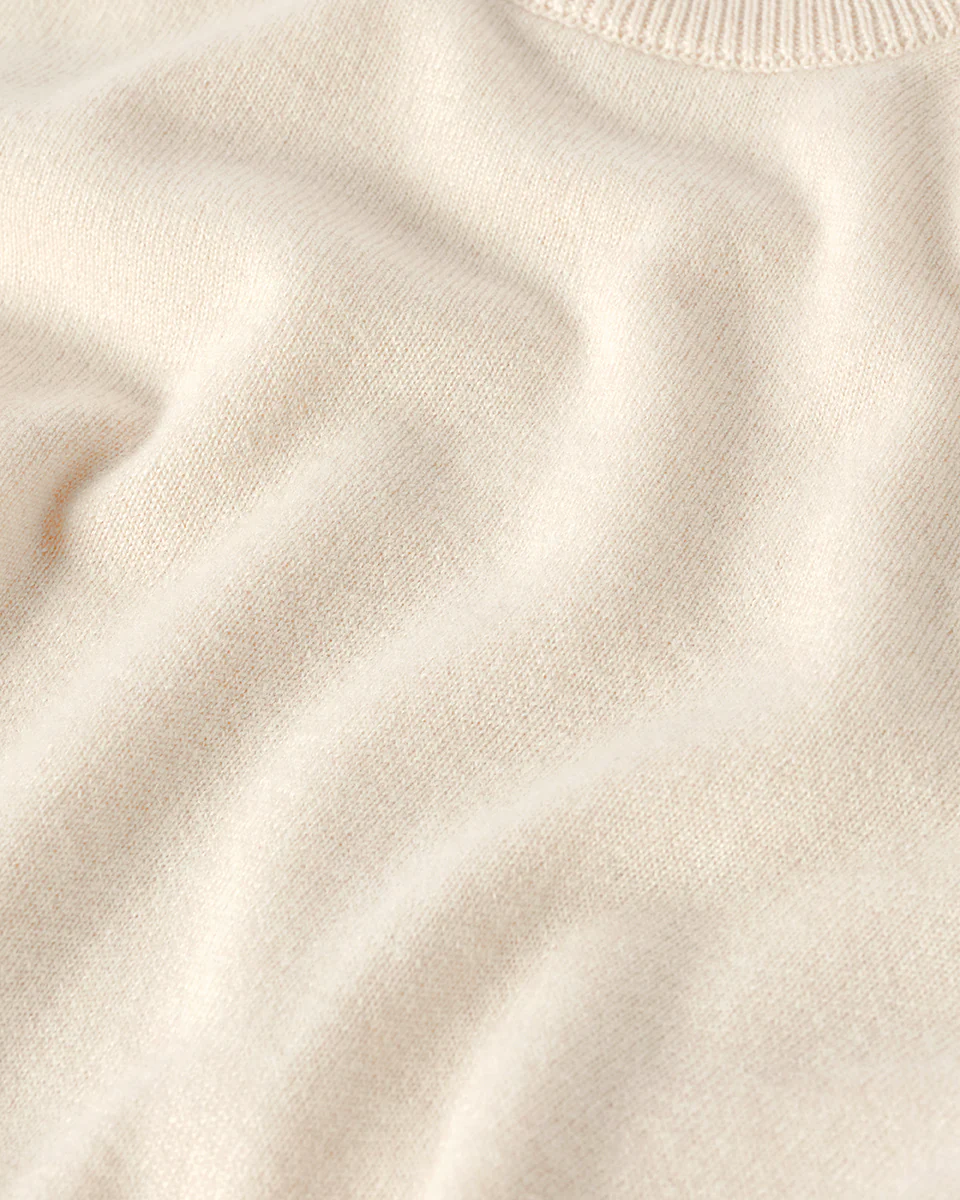Rory Cream Classic Cashmere Crew Jumper - Image 6