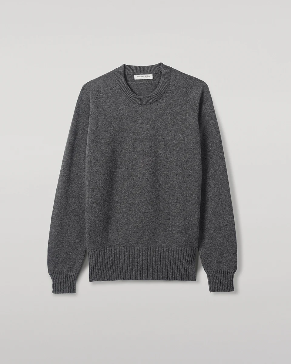 Superfine Merino Relaxed Dark Grey Jumper - Image 2