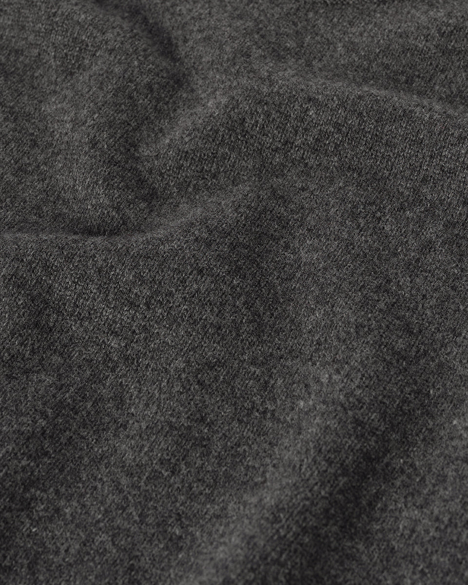 Superfine Merino Relaxed Dark Grey Jumper - Image 6