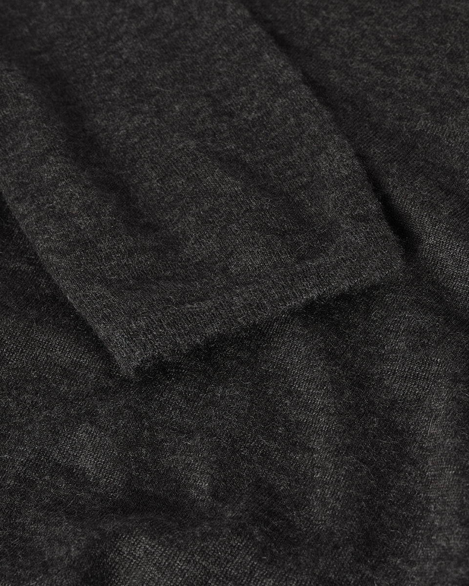 Superfine Cashmere Charcoal Jumper - Image 6