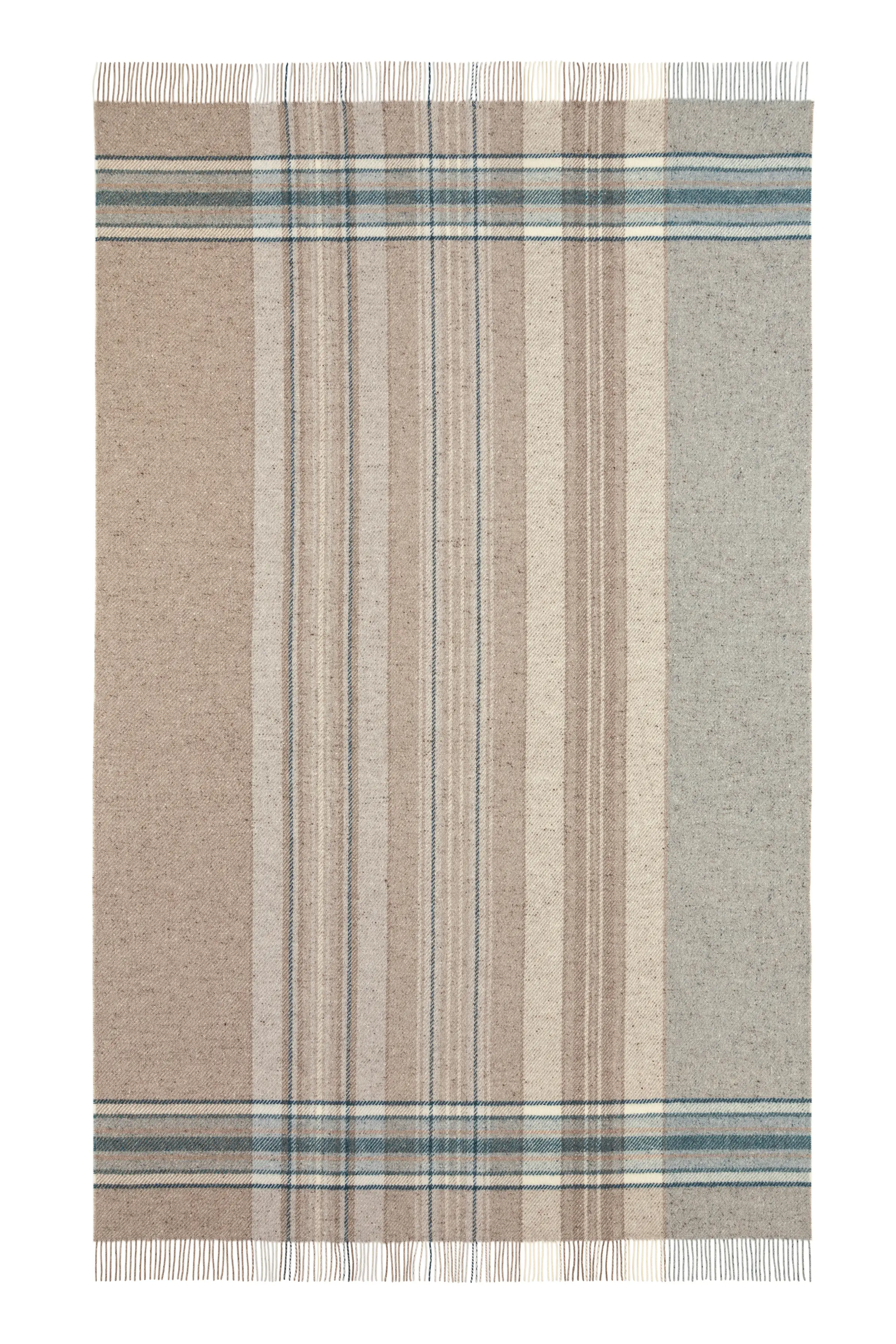 Donegal Check Bed Blue Throw - Image 4