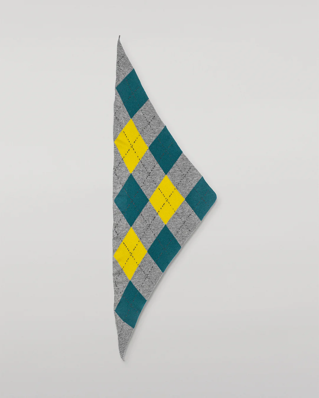 Clan Grey Argyle Cashmere Bandana - Image 4