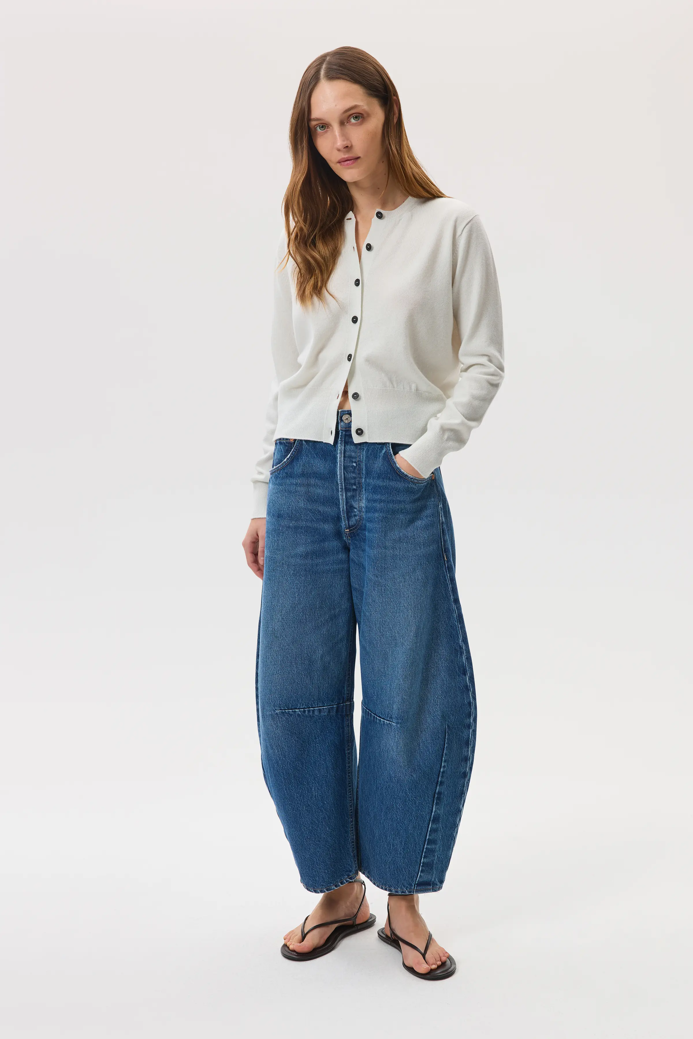 White Cashmere Cardigan