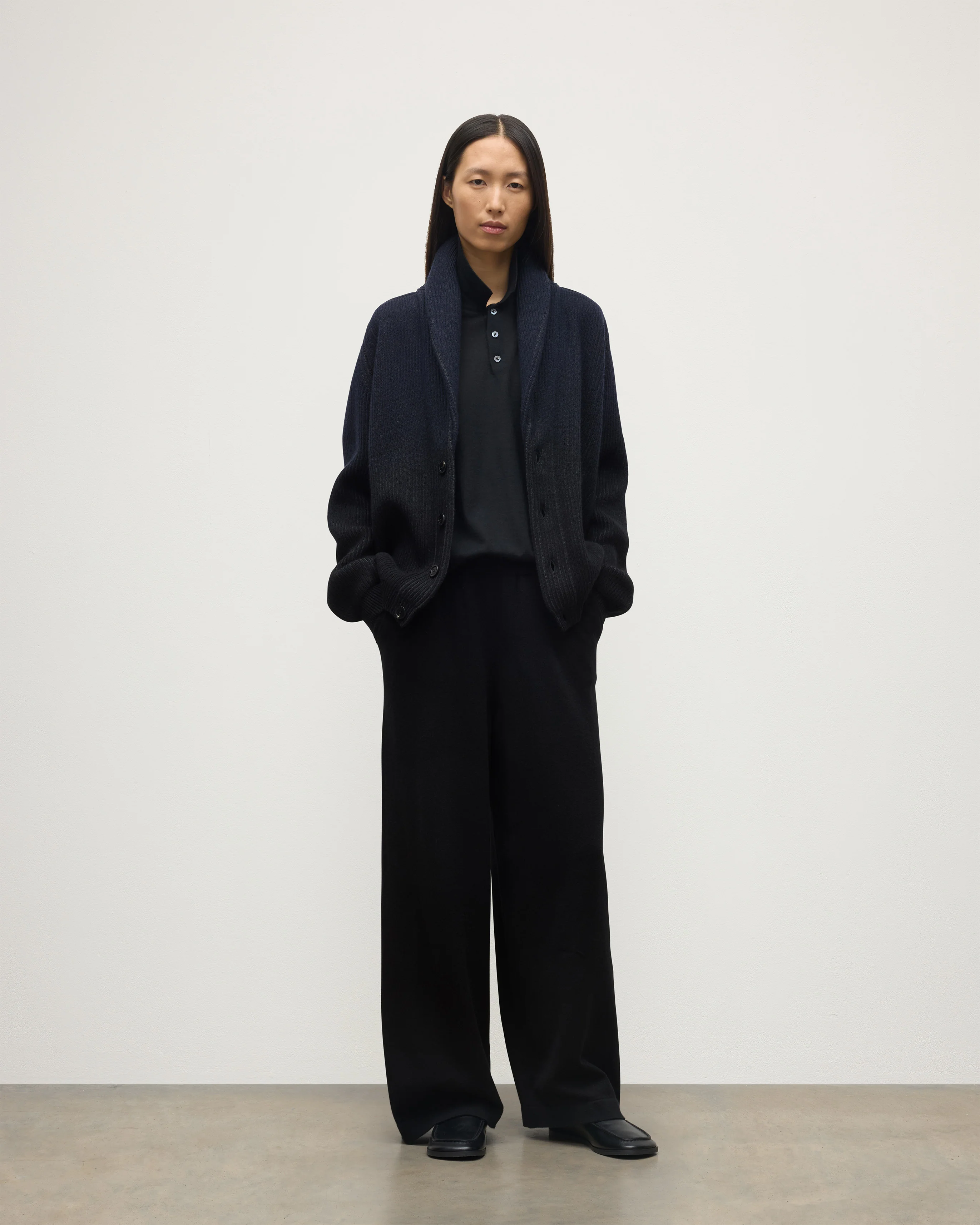 Coll Black Cashmere Trouser