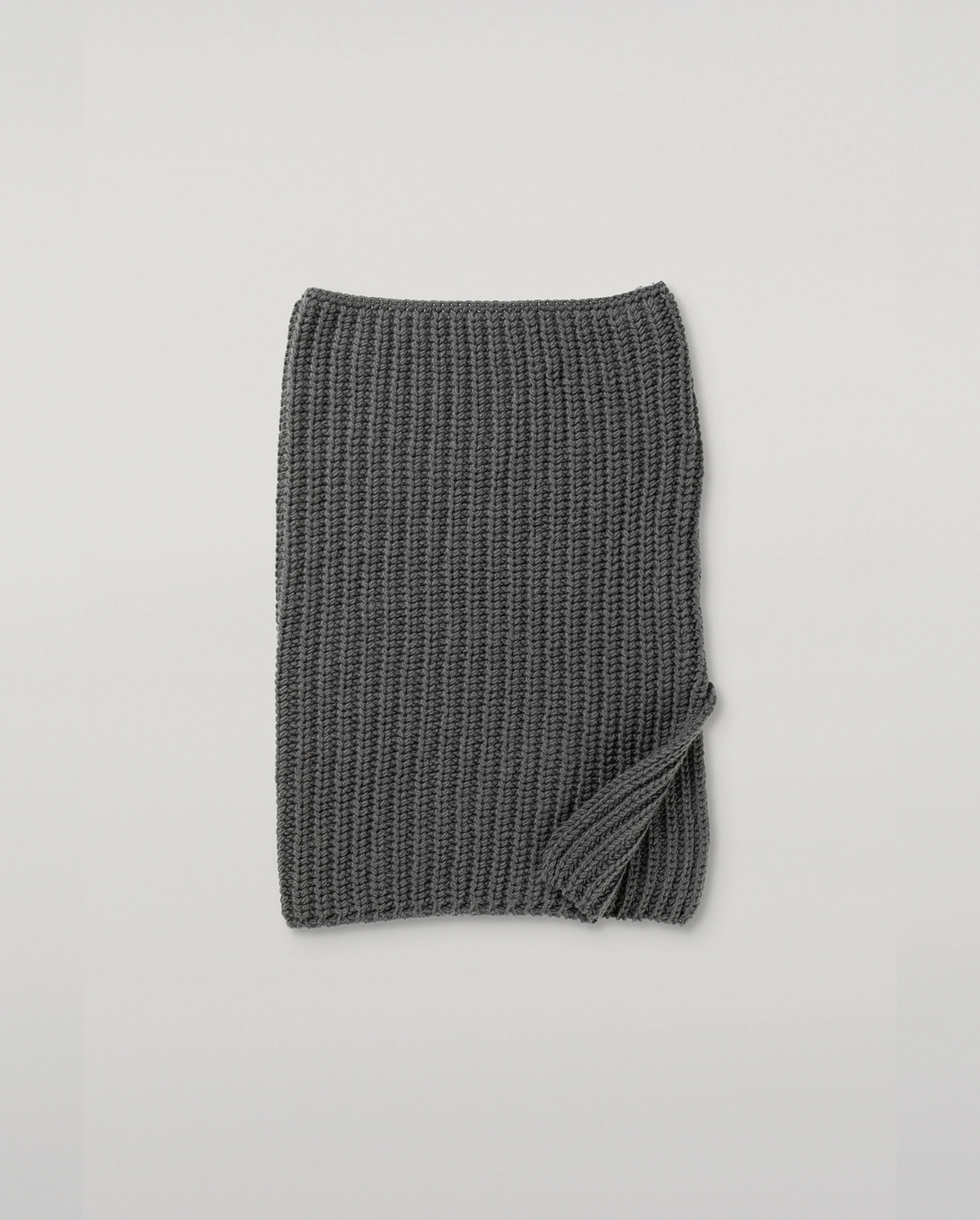Cowie Grey Cashmere Snood - Image 3