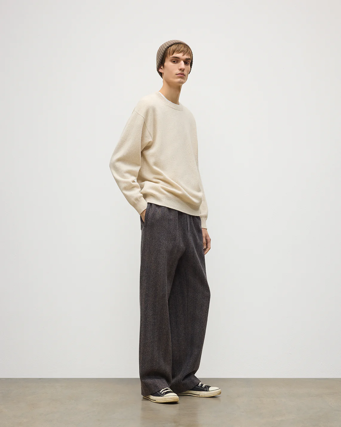 Craigie Natural Lambswool Jumper - Image 3