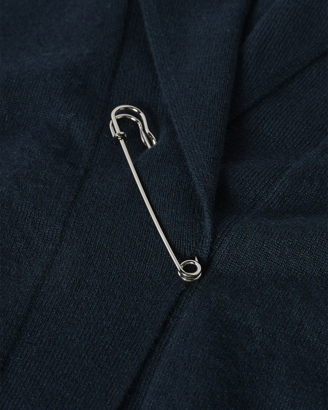 Crathie Bottle Green Shawl Cashmere Cardigan - Image 7