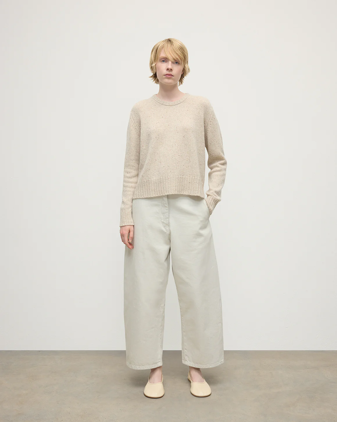 Donegal Cashmere Cream Jumper