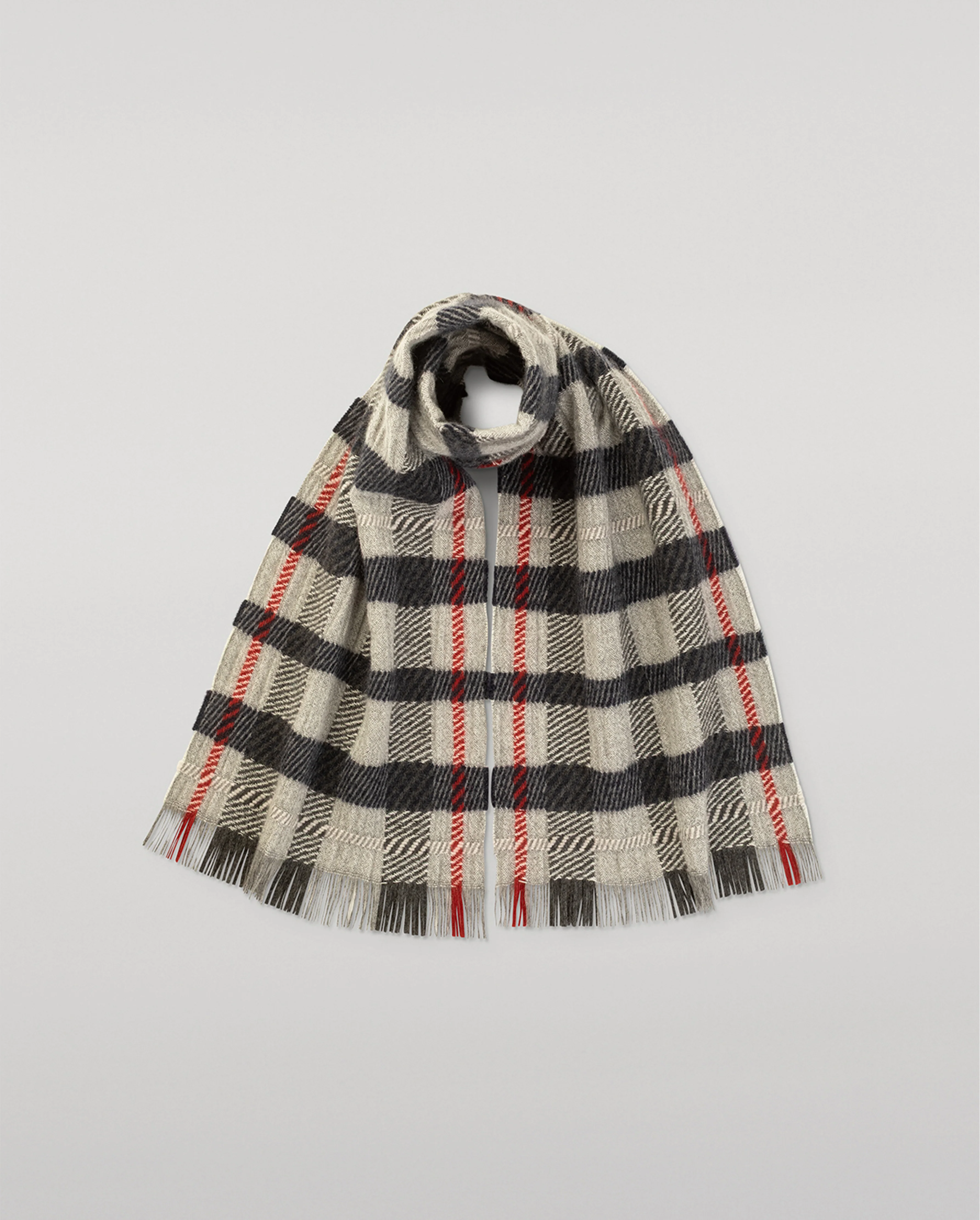 Crowe Silver Cashmere Scarf