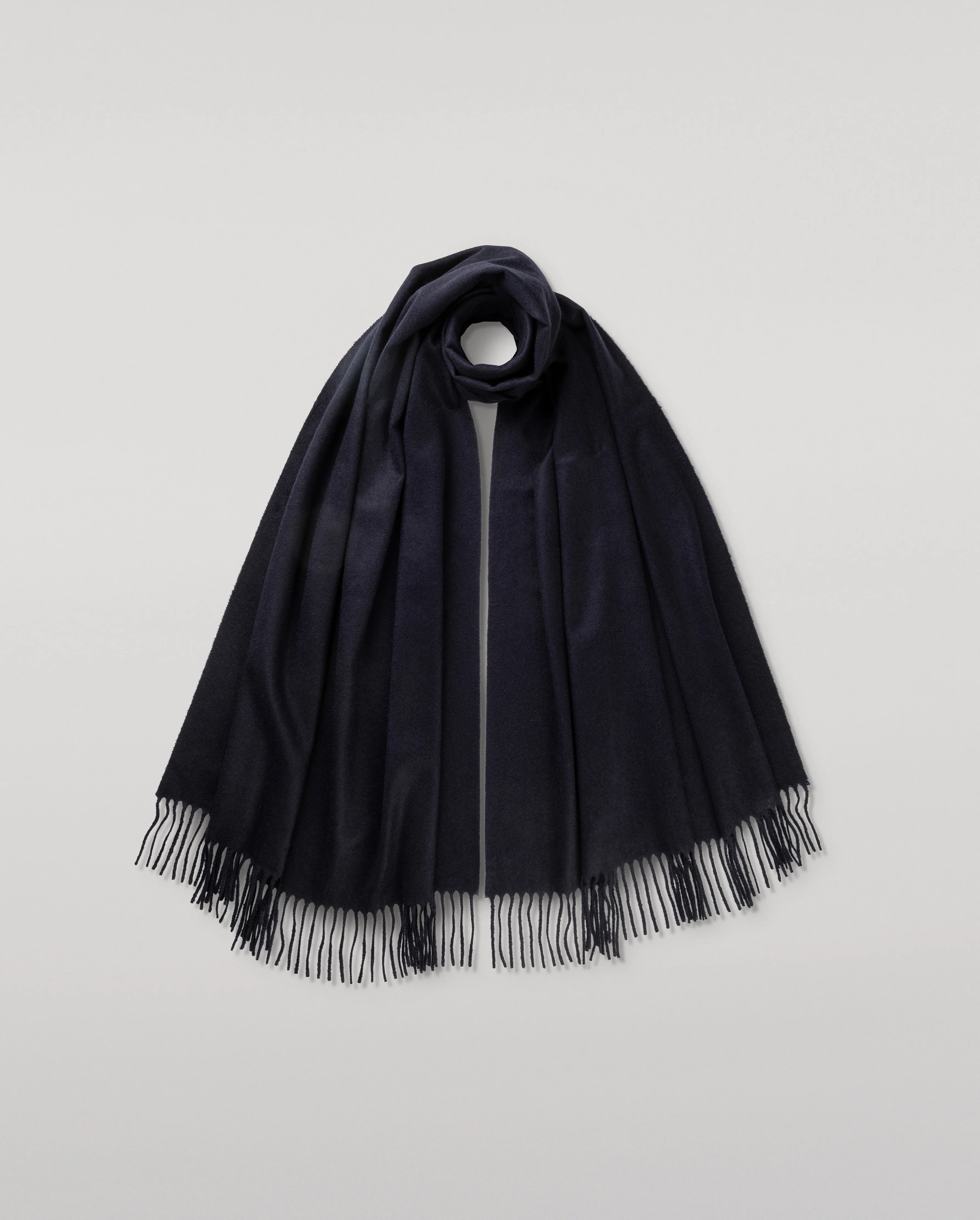 Dark Navy Cashmere Stole