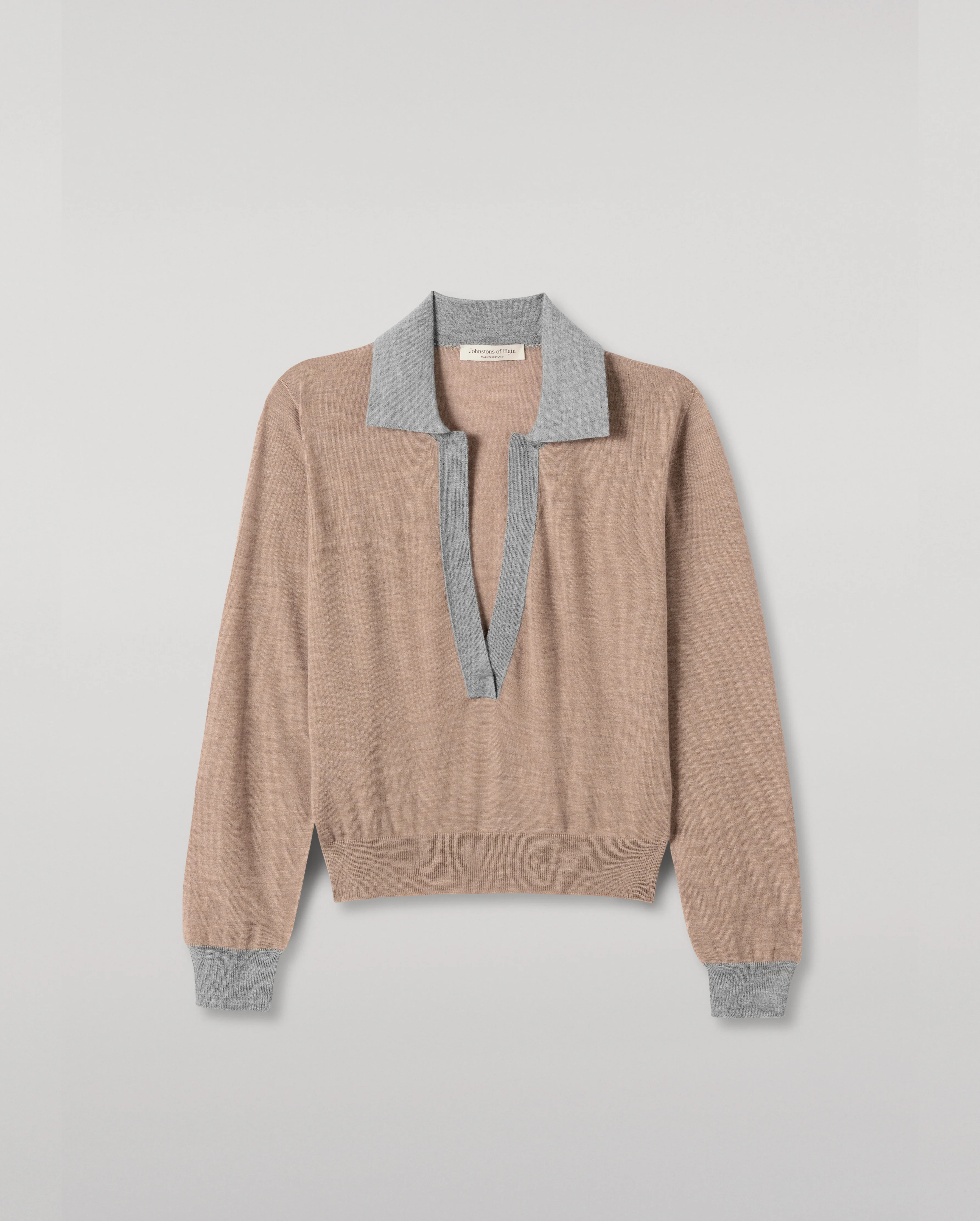 Dee Brown & Grey Superfine Cashmere Polo Shirt - Image 2