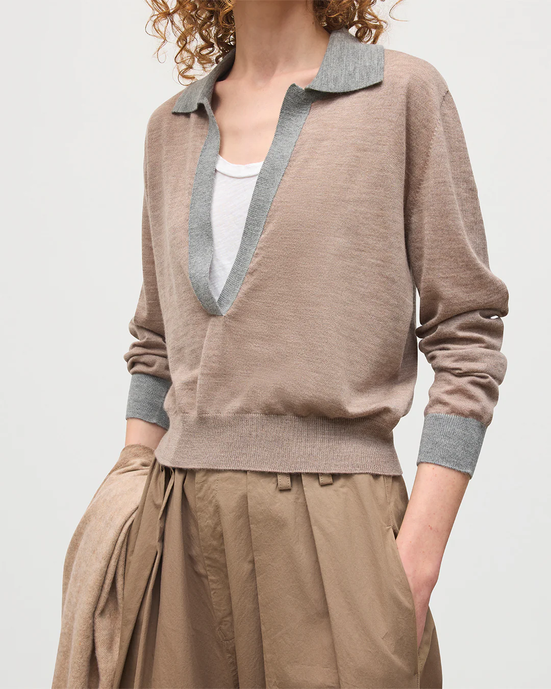 Dee Brown & Grey Superfine Cashmere Polo Shirt - Image 6