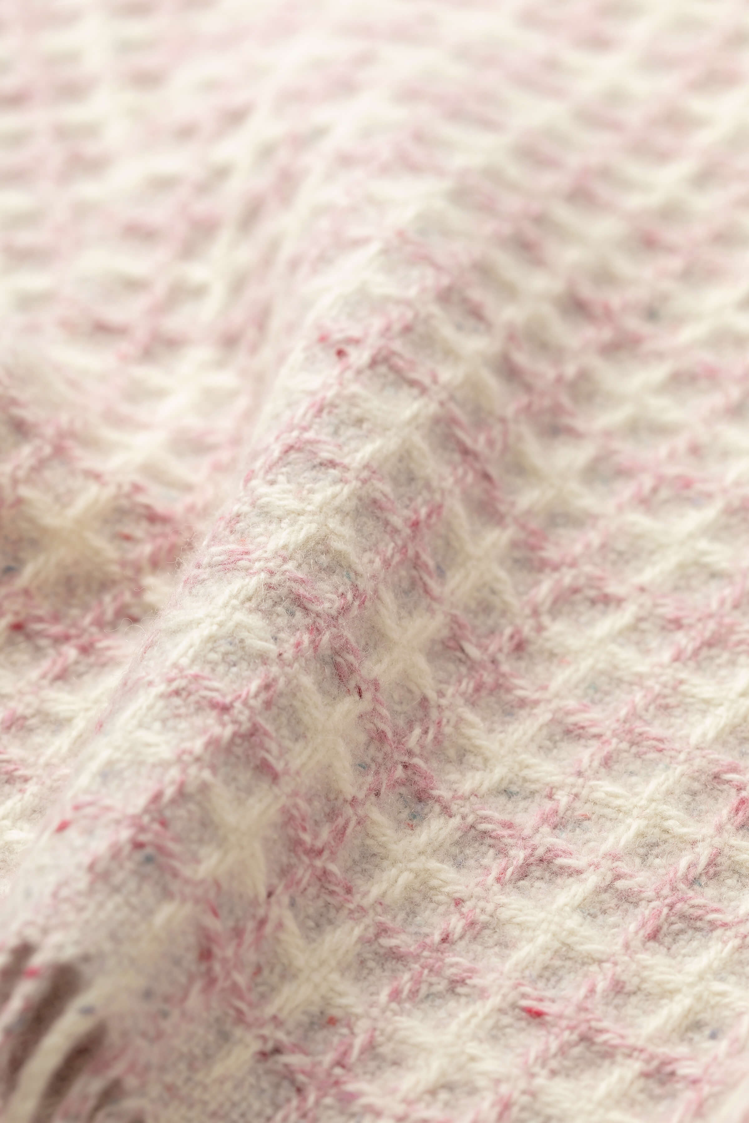 Donegal Cashmere Baby Blanket in Pink - Image 4