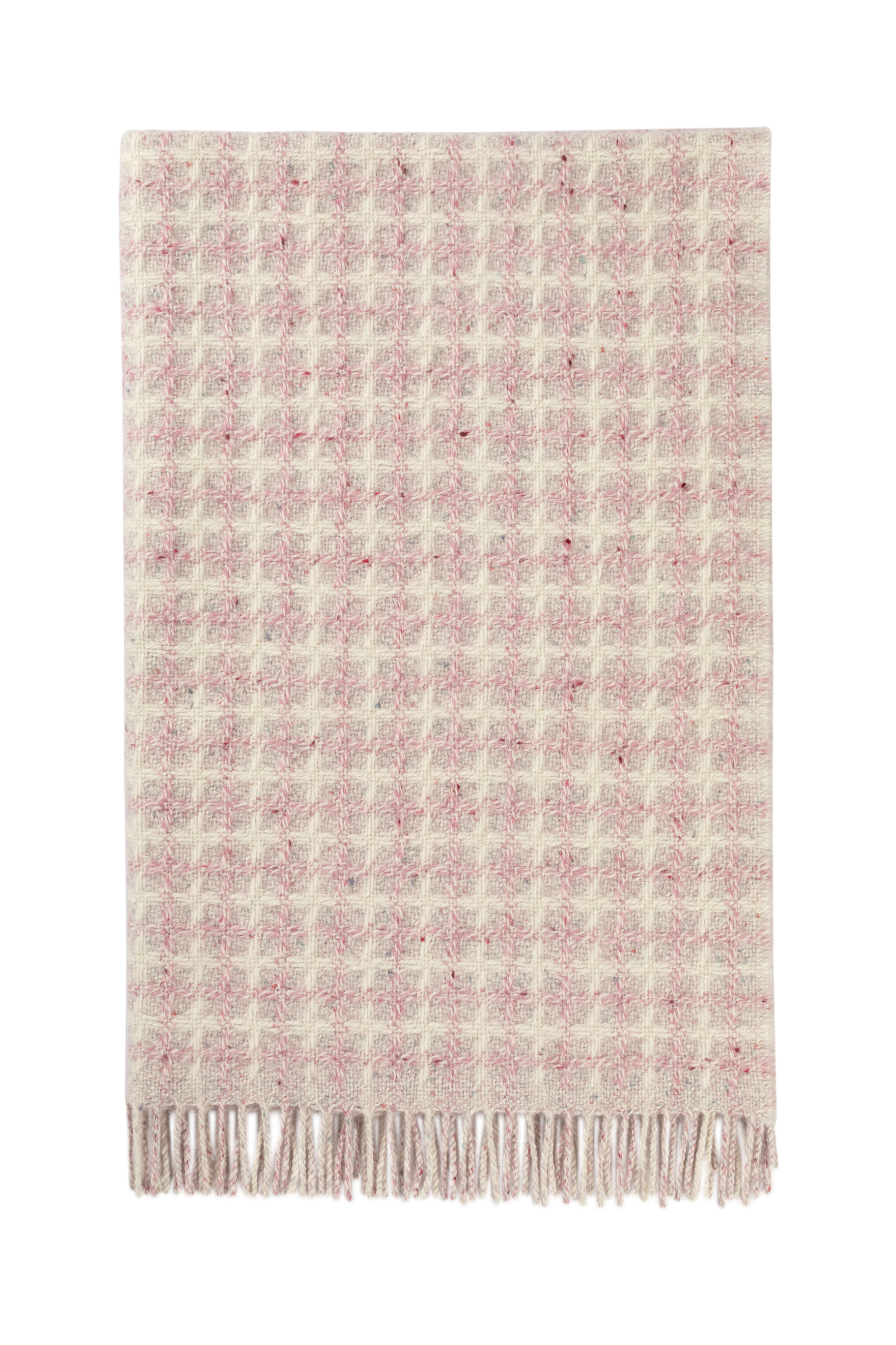 Donegal Cashmere Baby Blanket in Pink - Image 6