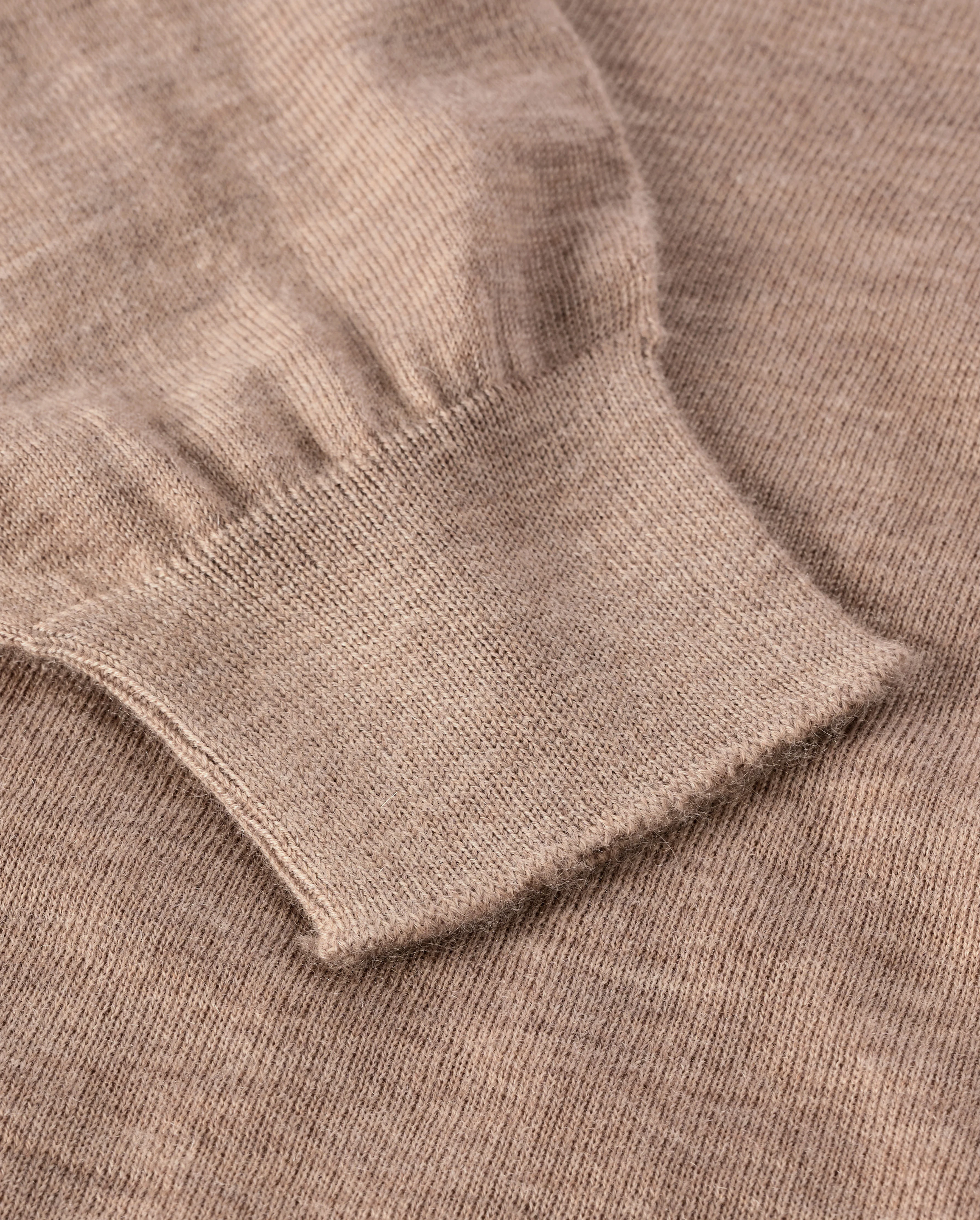 Ella Light Brown Superfine Cashmere Scoop Neck Jumper - Image 7