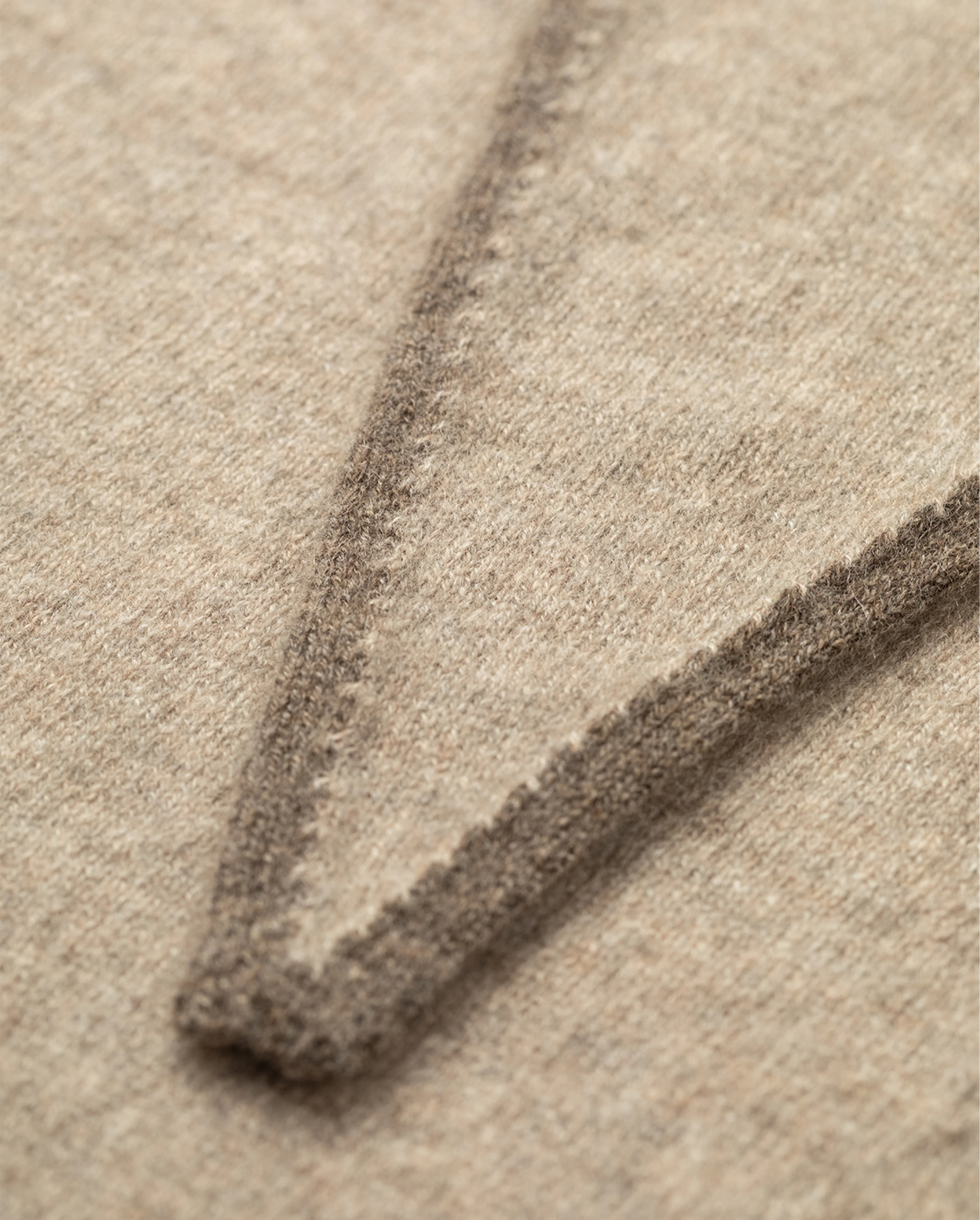 Ethel Brown Cashmere Diamond Scarf - Image 2